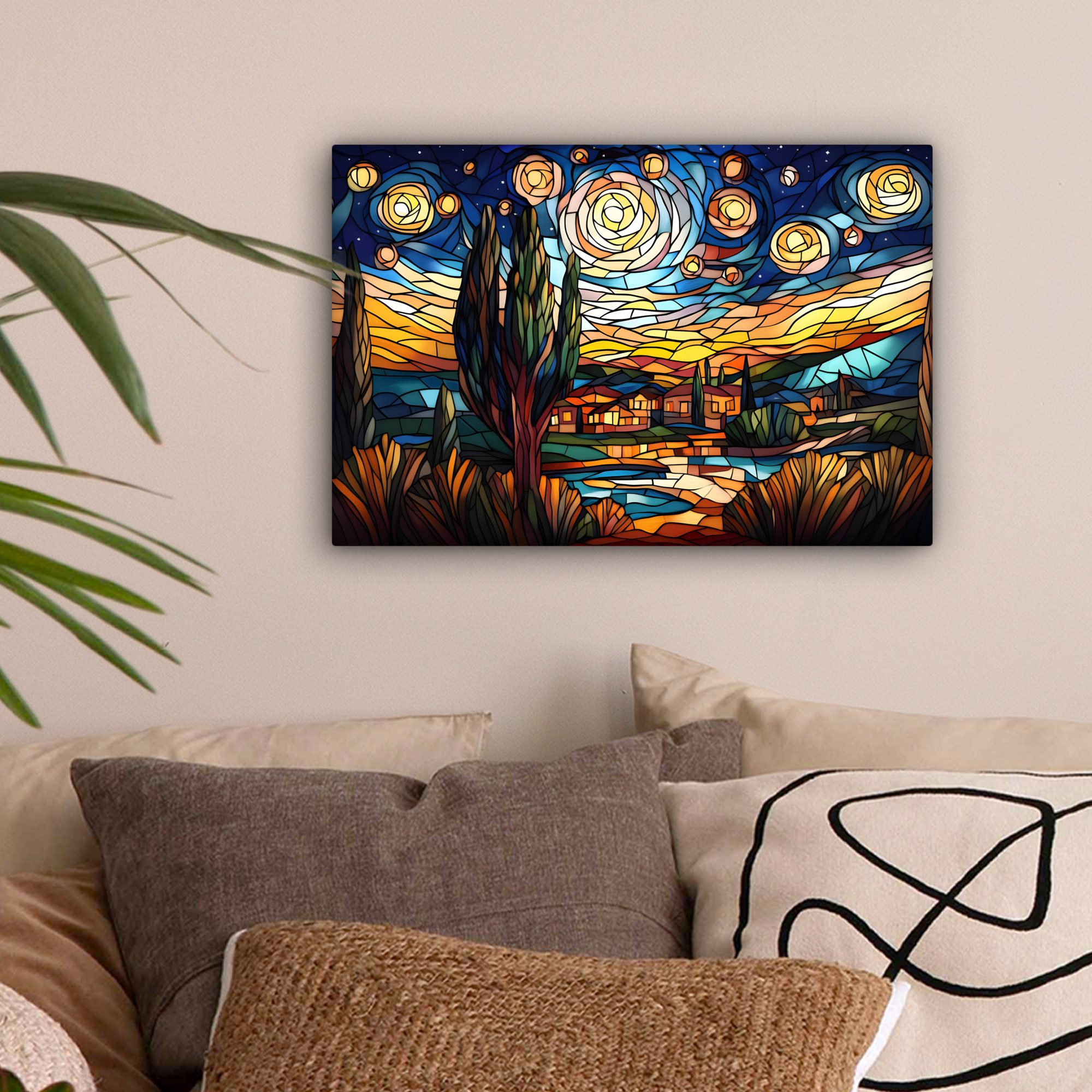 OneMillionCanvasses® Leinwandbild Himmel - Sterne - günstig online kaufen