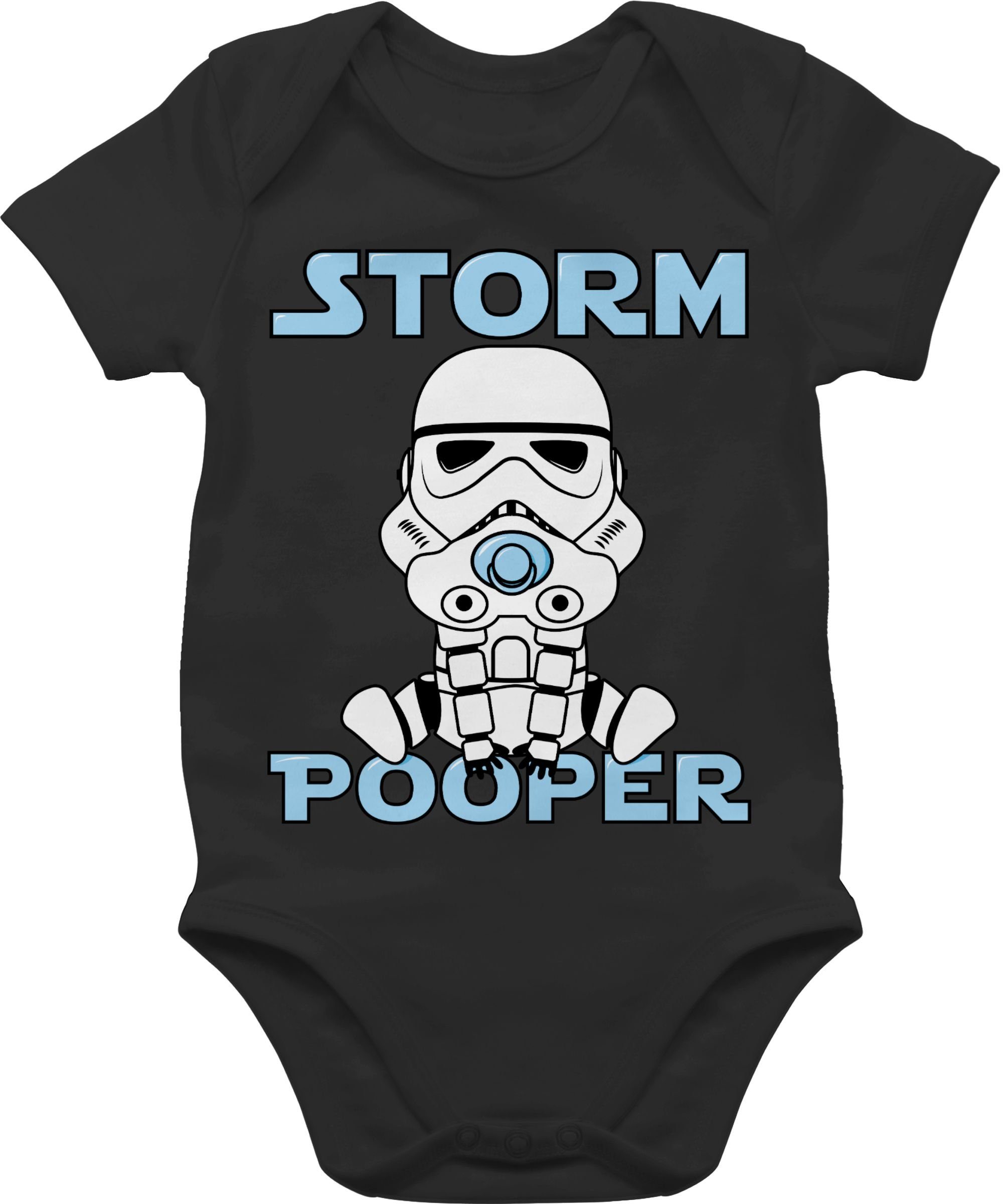 Shirtracer Shirtbody Storm Pooper Stormpooper Sprüche Baby