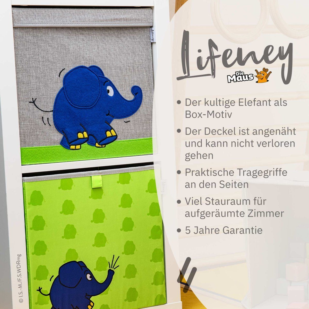 Thumbnail - Lifeney Faltbox Aufbewahrungsbox, Stauraumbox, Kallax Box, Spielzeugbox, Ordnungsbox
