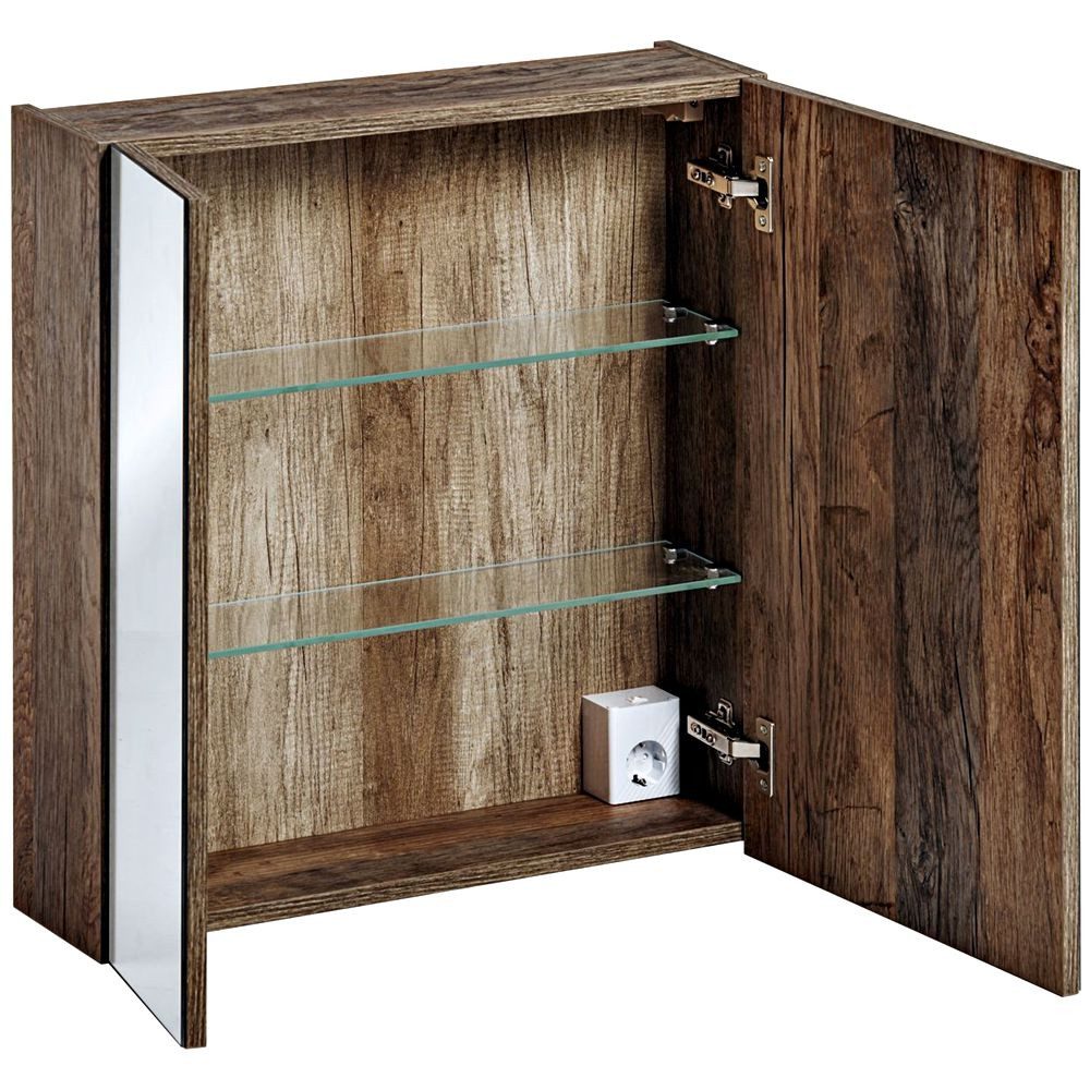 Lomadox Spiegelschrank PUEBLA-56 60cm in Vintage günstig online kaufen