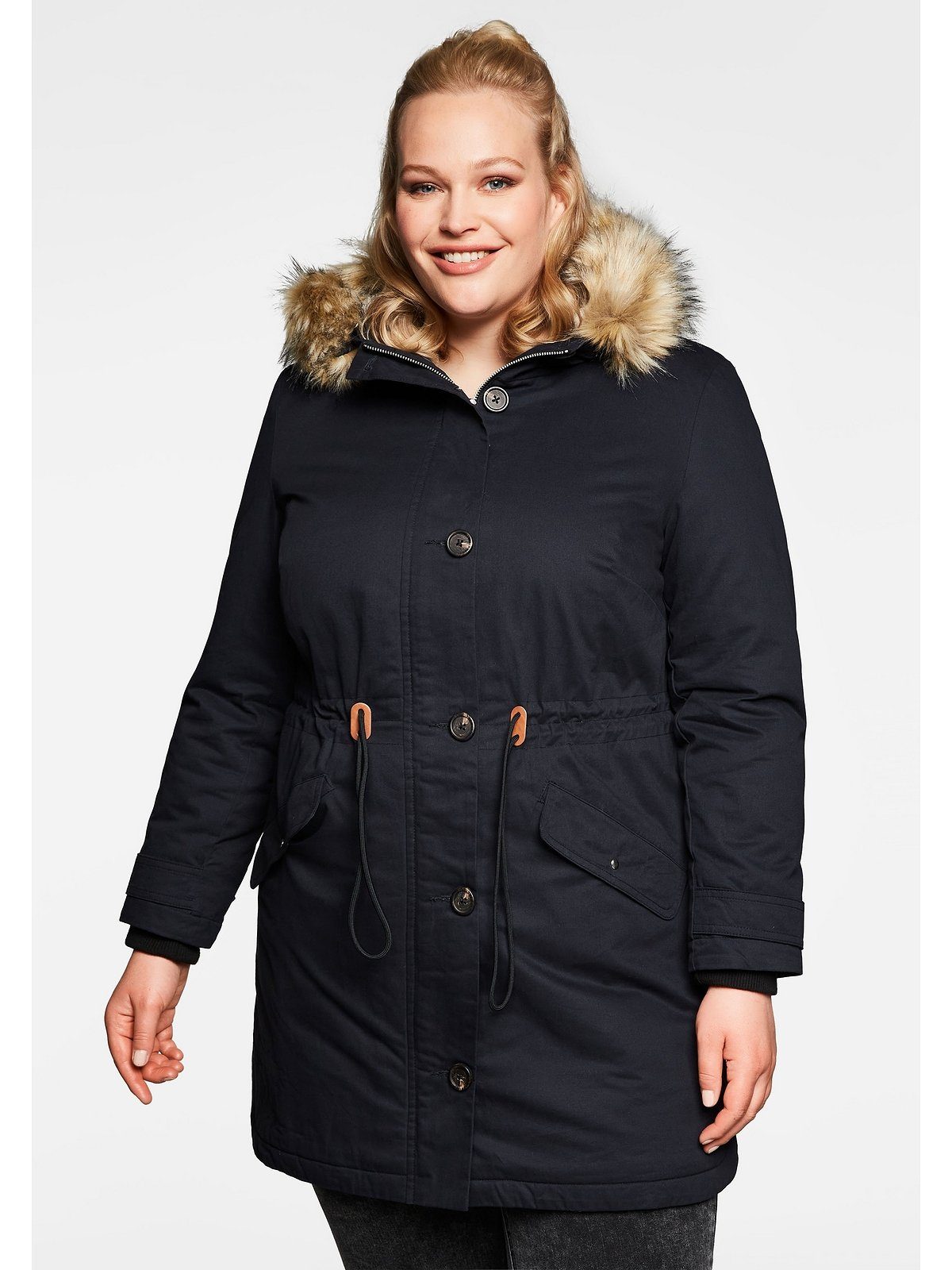 Damen Parka Grosse Grosse