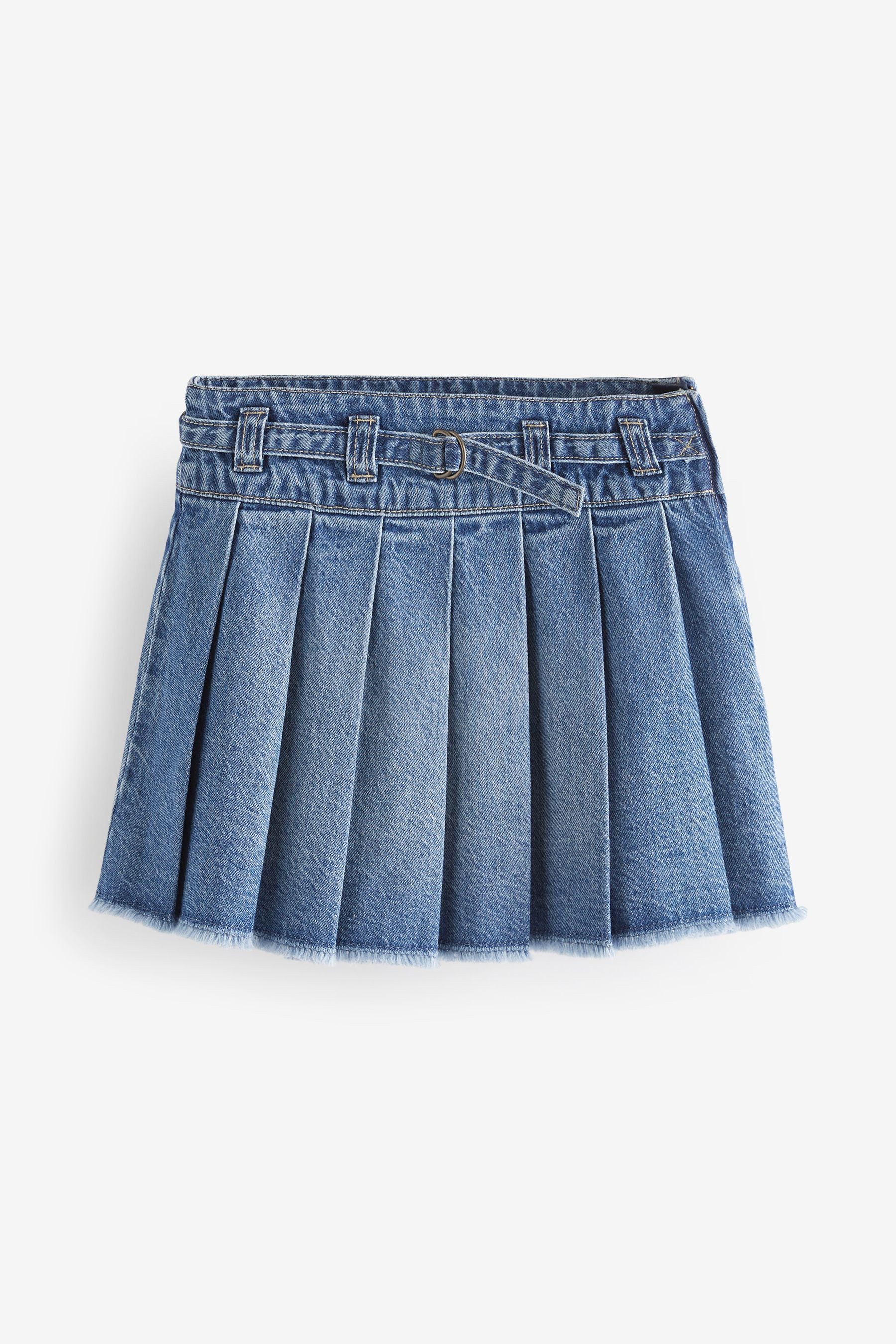 Next Jeansrock Denim-Rock mit Faltendetails (1-tlg)