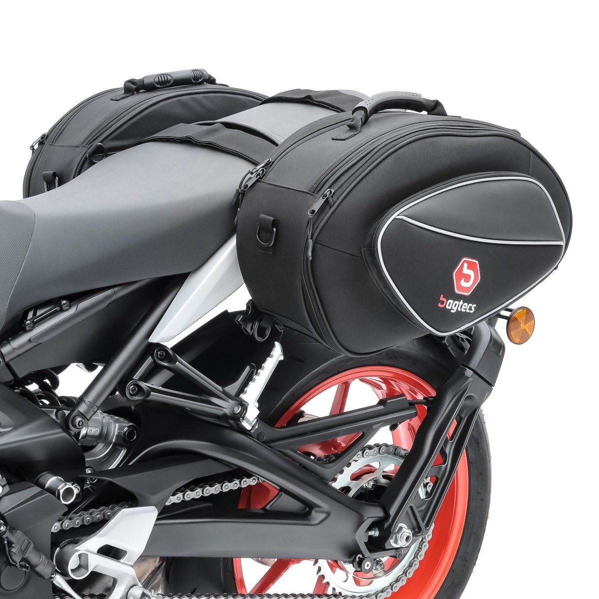 Bagtecs Reisetasche Satteltaschen Motorrad Seitentaschen Paar # SP3 36-60L schwarz