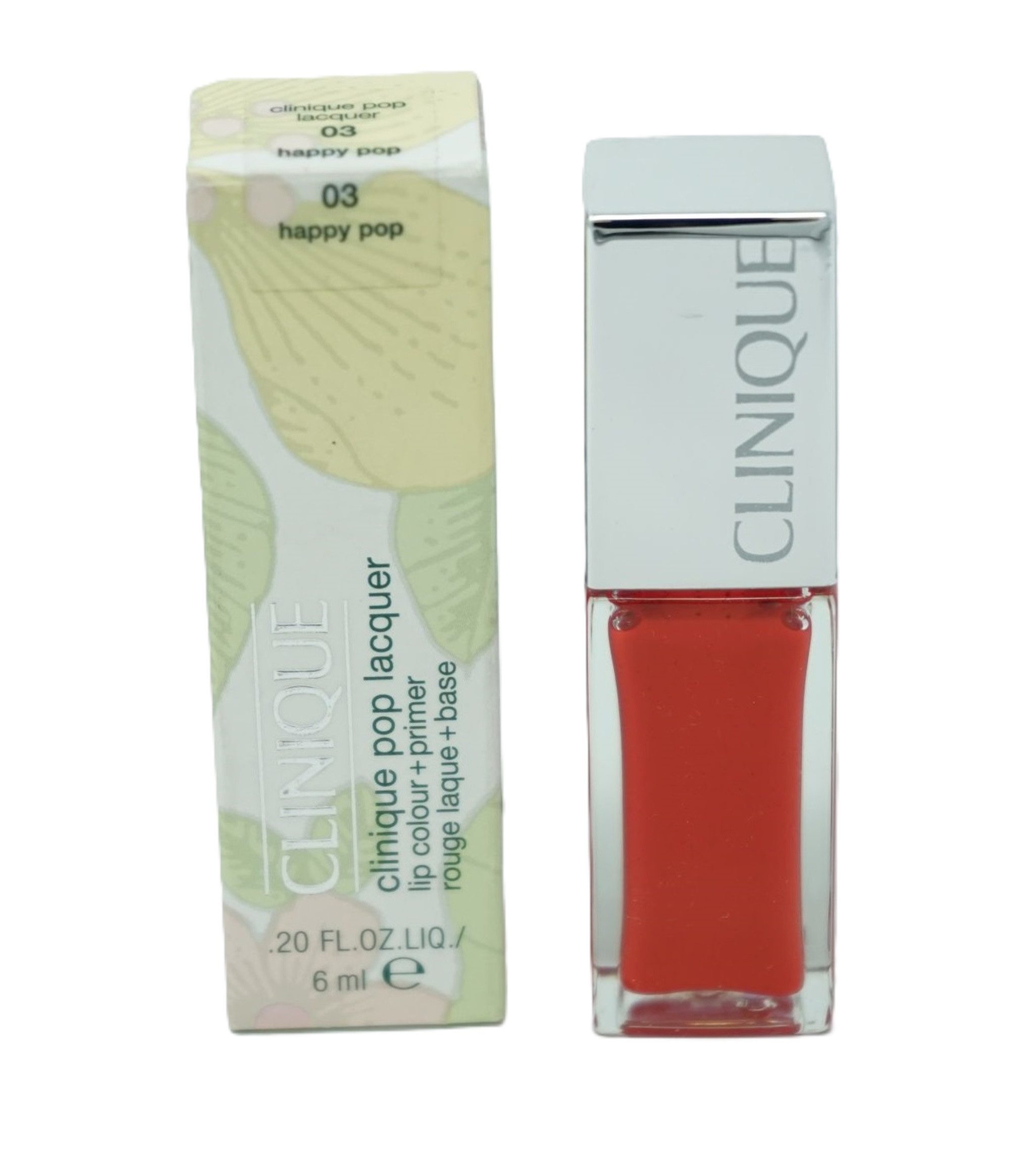 CLINIQUE Lippenstift-Set Clinique Pop Lacquer Lip Colour + Lippenstift 6ml