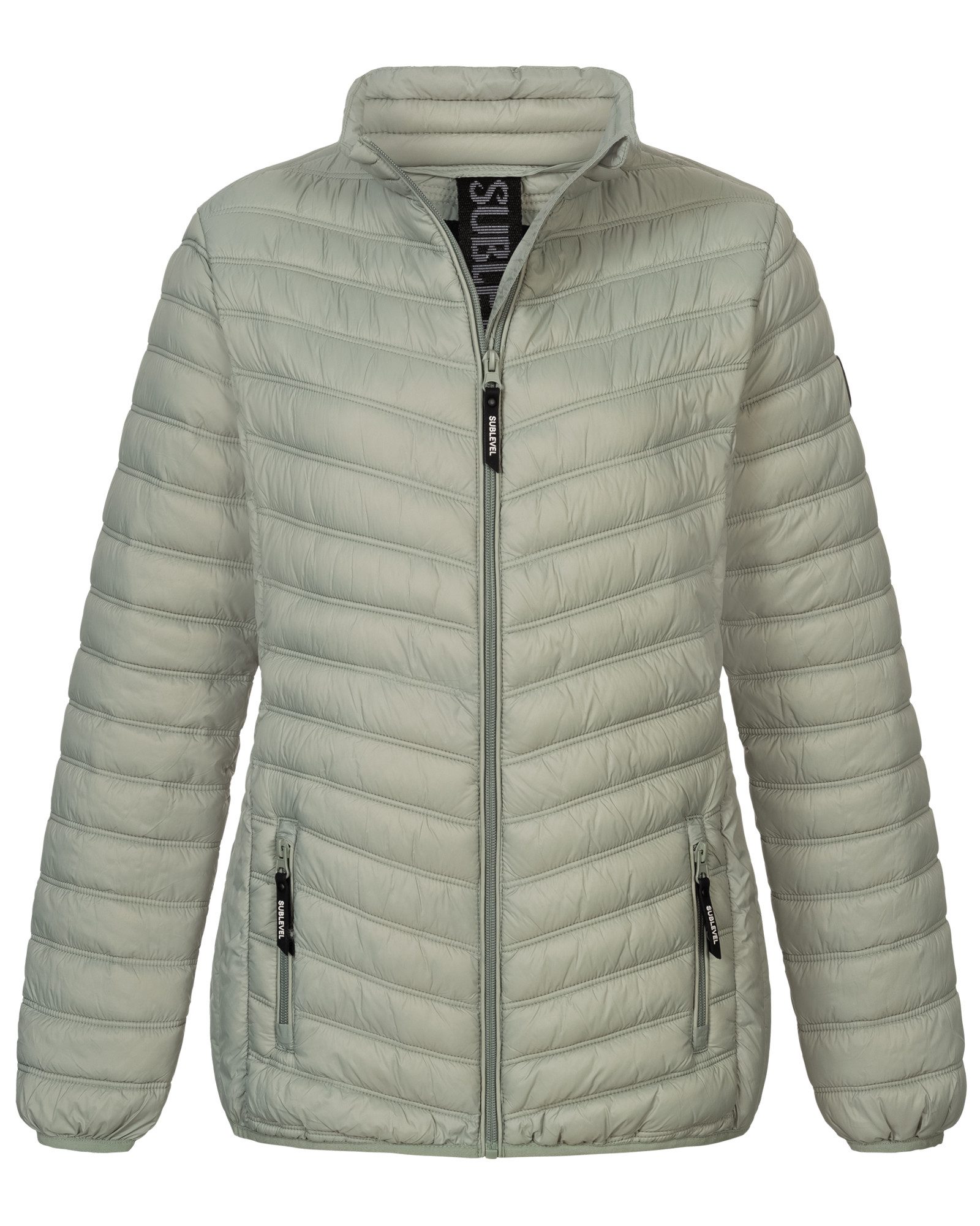 SUBLEVEL Steppjacke Sublevel Damen Frühlings Jacke Steppjacke Übergangsjacke Stehkragen