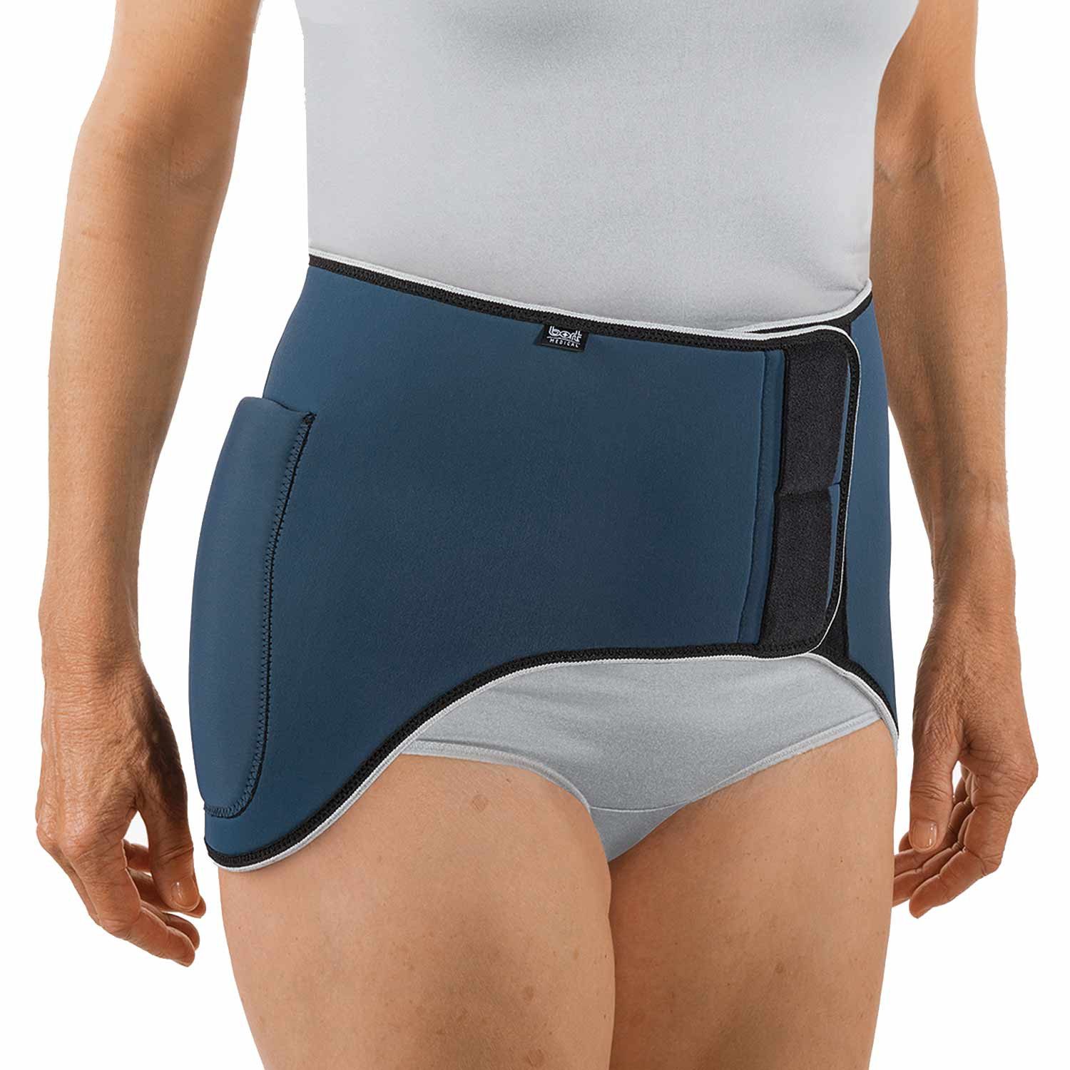 Bort GmbH Protektoren-Set BORT Generation Hüftprotektor Größe XL (3-tlg., 1 Hüftprotektorhose, Größe XL), 2 herausnehmbare Protektoren, viskoelastisch