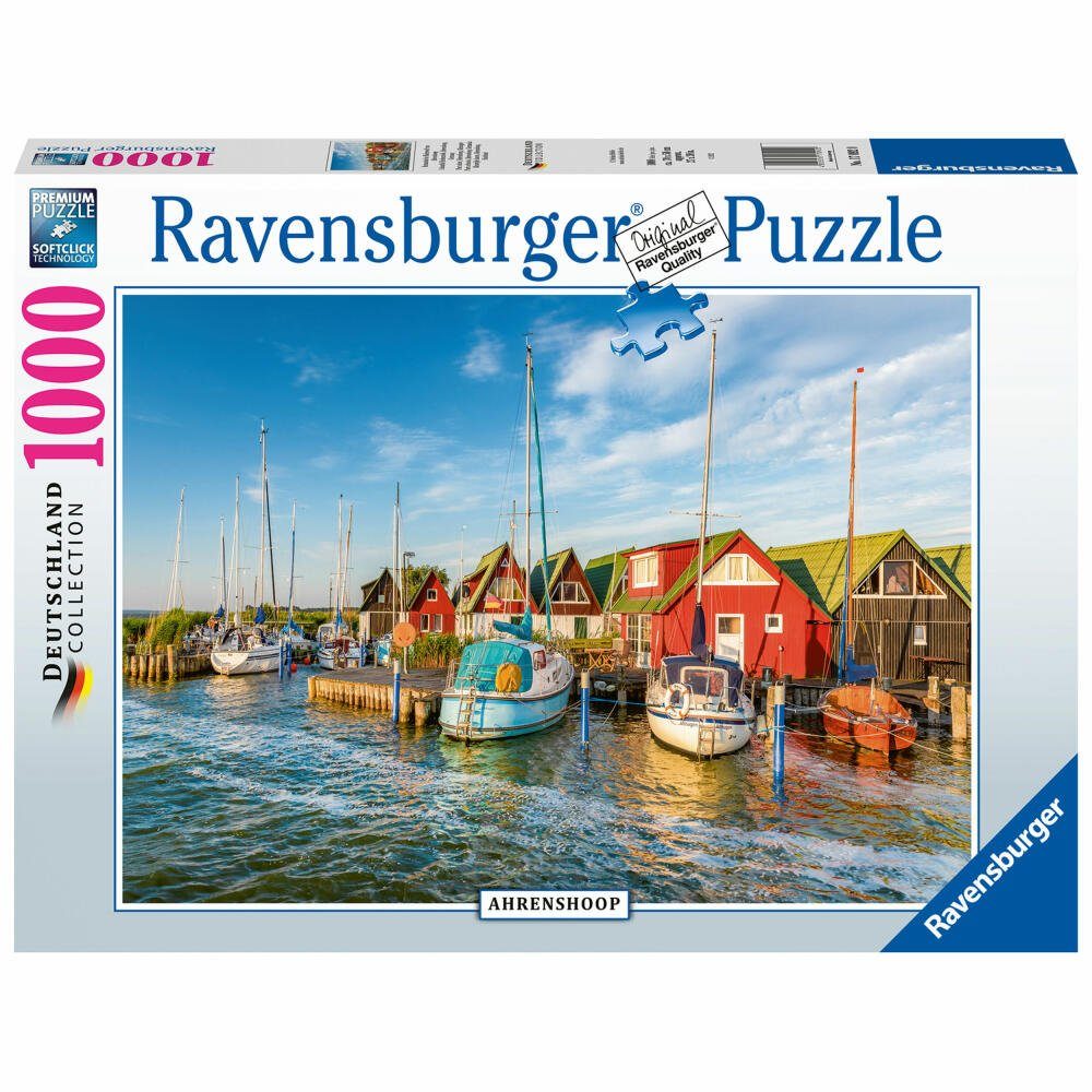 Ravensburger Puzzle Romantische Hafenwelt von Ahrenshoop, Puzzleteile
