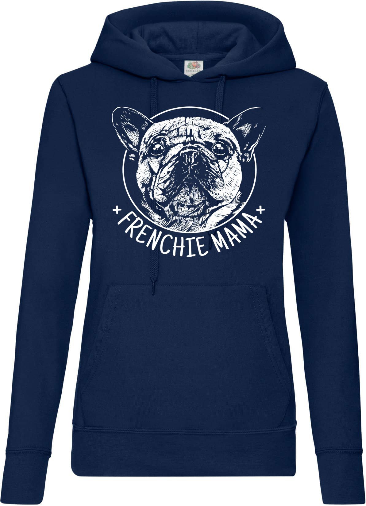 Kapuzenpullover Frenchie Bulldog Mama Damen Hoodie