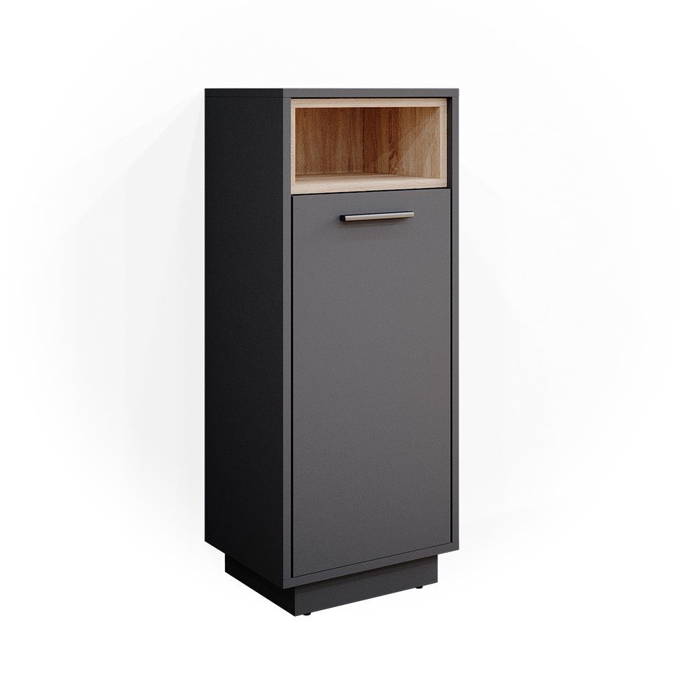 Vicco Midischrank Beatrice Anthrazit 38 x 93 cm günstig online kaufen