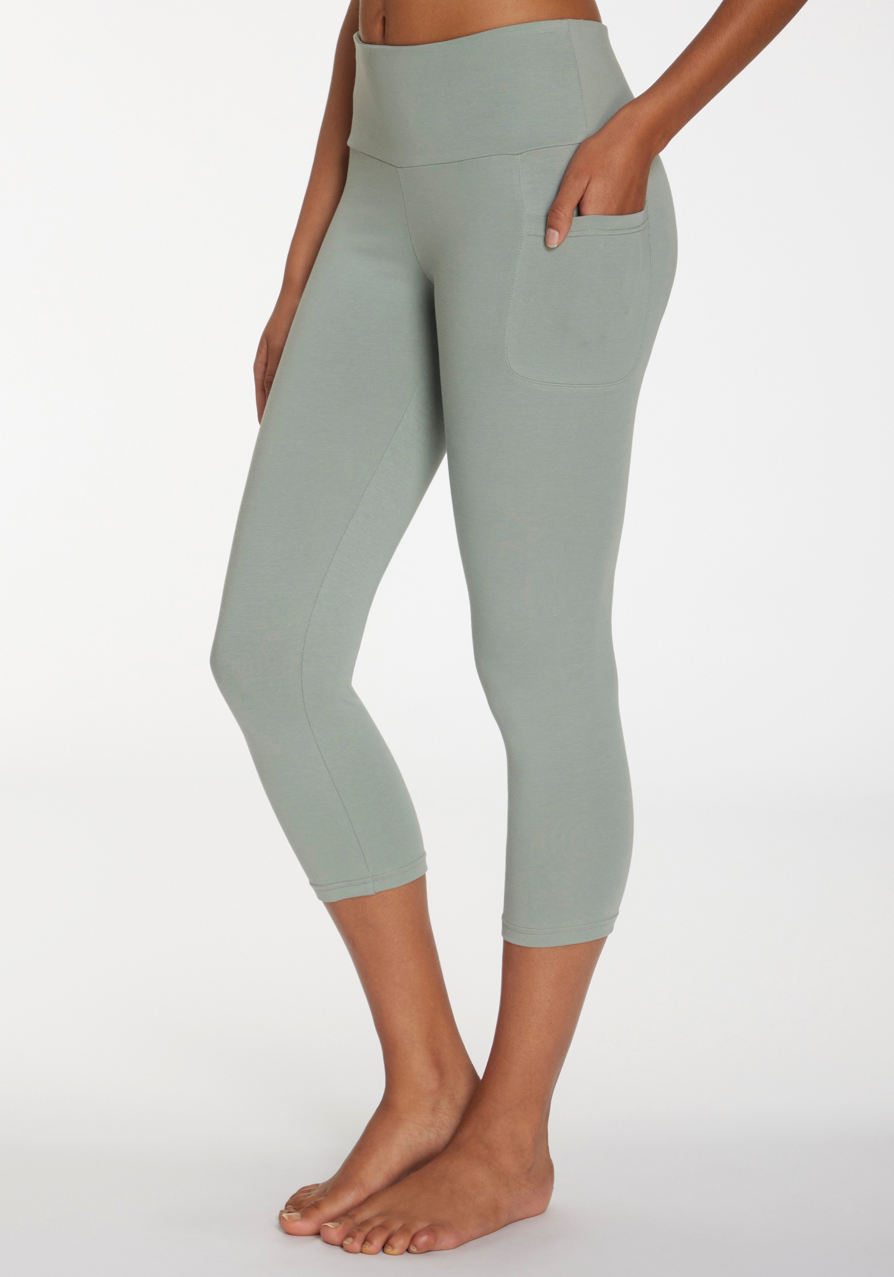 LASCANA ACTIVE 3/4-Leggings mit Handytasche, Loungewear