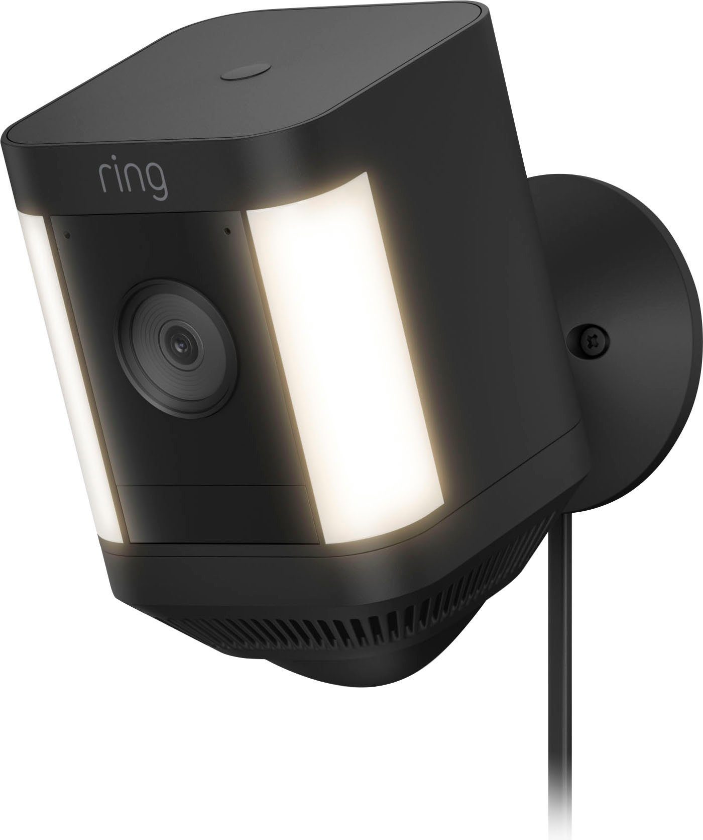 Ring Überwachungskamera Spotlight Kamera Plus Netzstecker (Außenbereich)