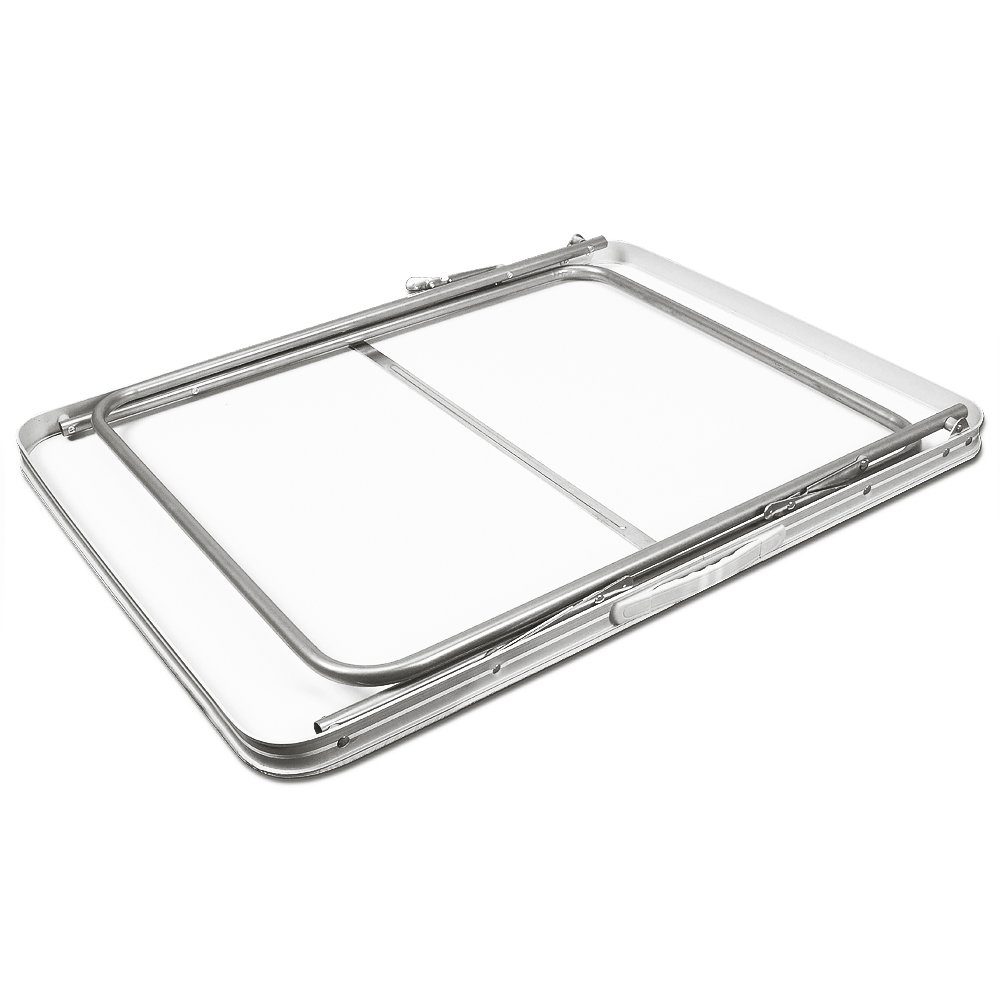 Casaria Campingtisch (1-St), Klappbar 80x60cm Alu Klapptisch Faltbar mit Tragegriff Camping Zubehör