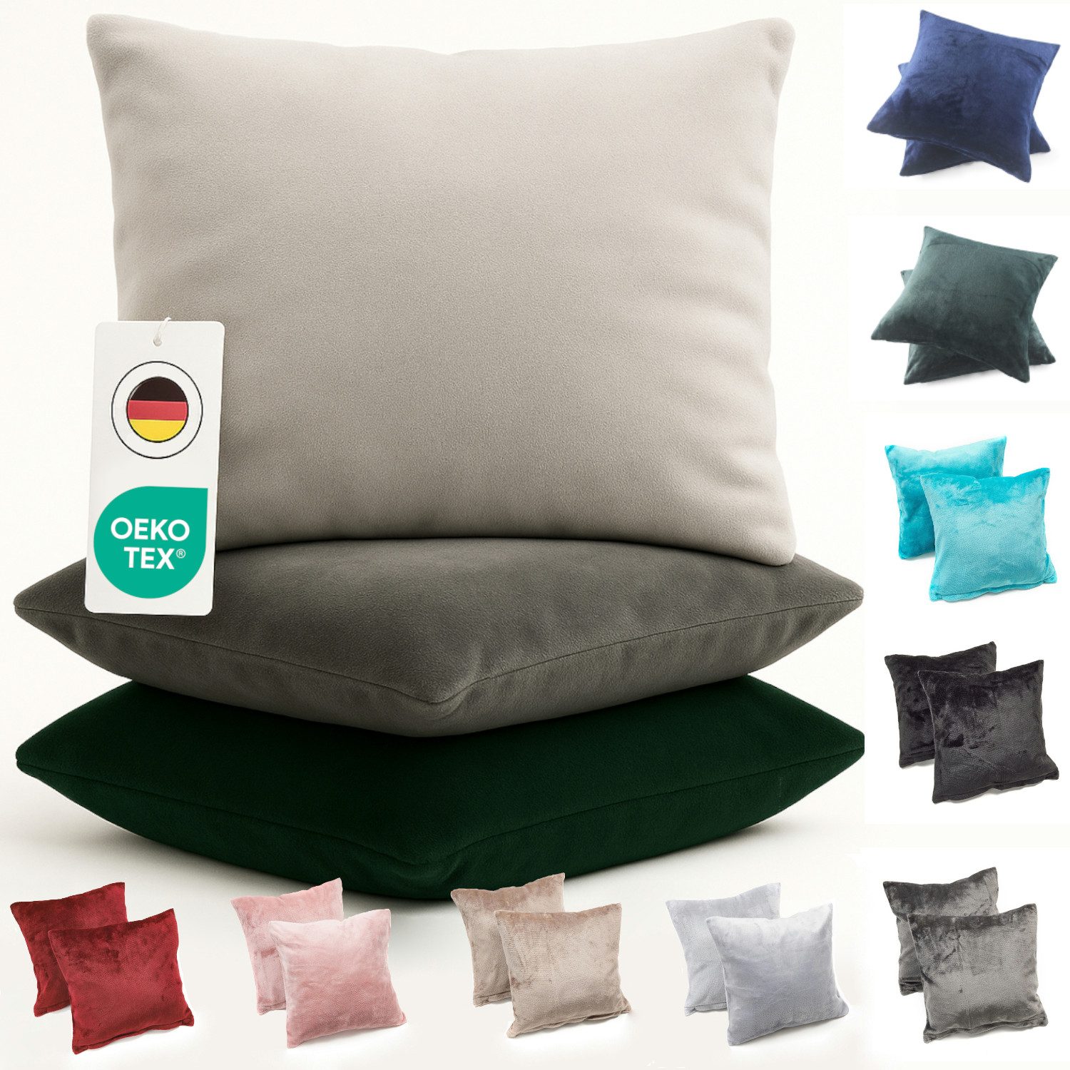 Flauschige Kissenbezüge 50x50 online kaufen