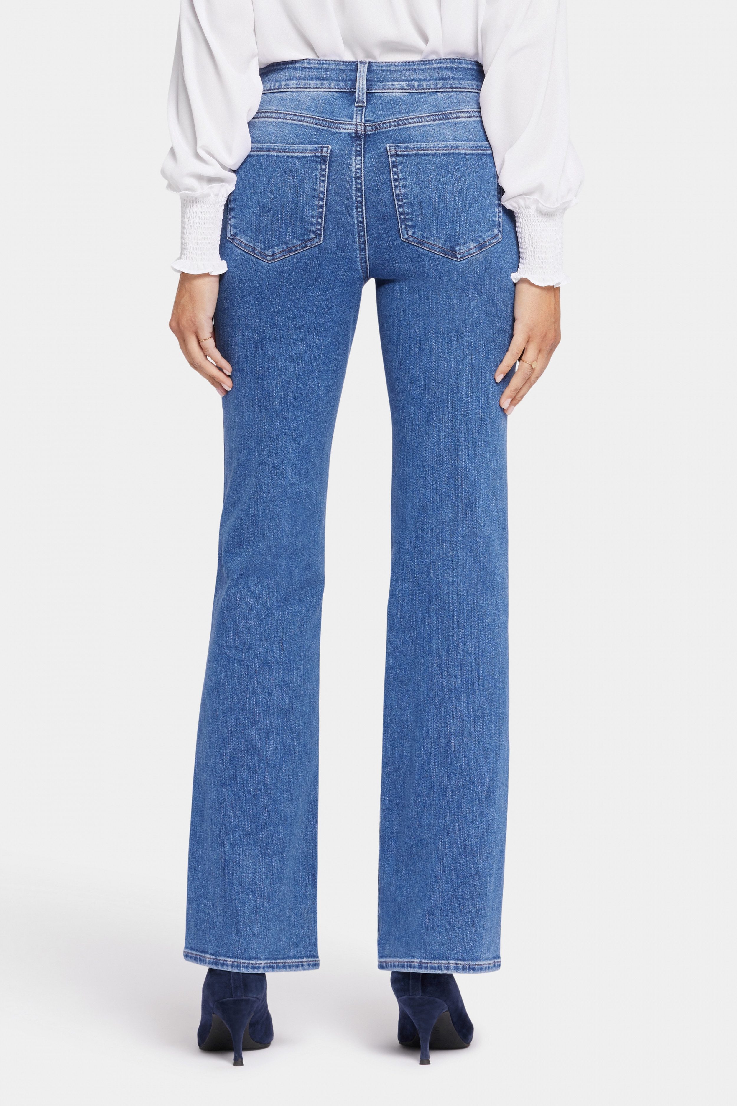 NYDJ Slim-fit-Jeans Blake Slim Flared Jeans mit hoher Taille