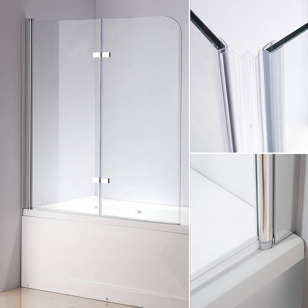 Mucola Badewannenaufsatz Badewannenaufsatz Duschabtrennung Badewannenfaltwa günstig online kaufen