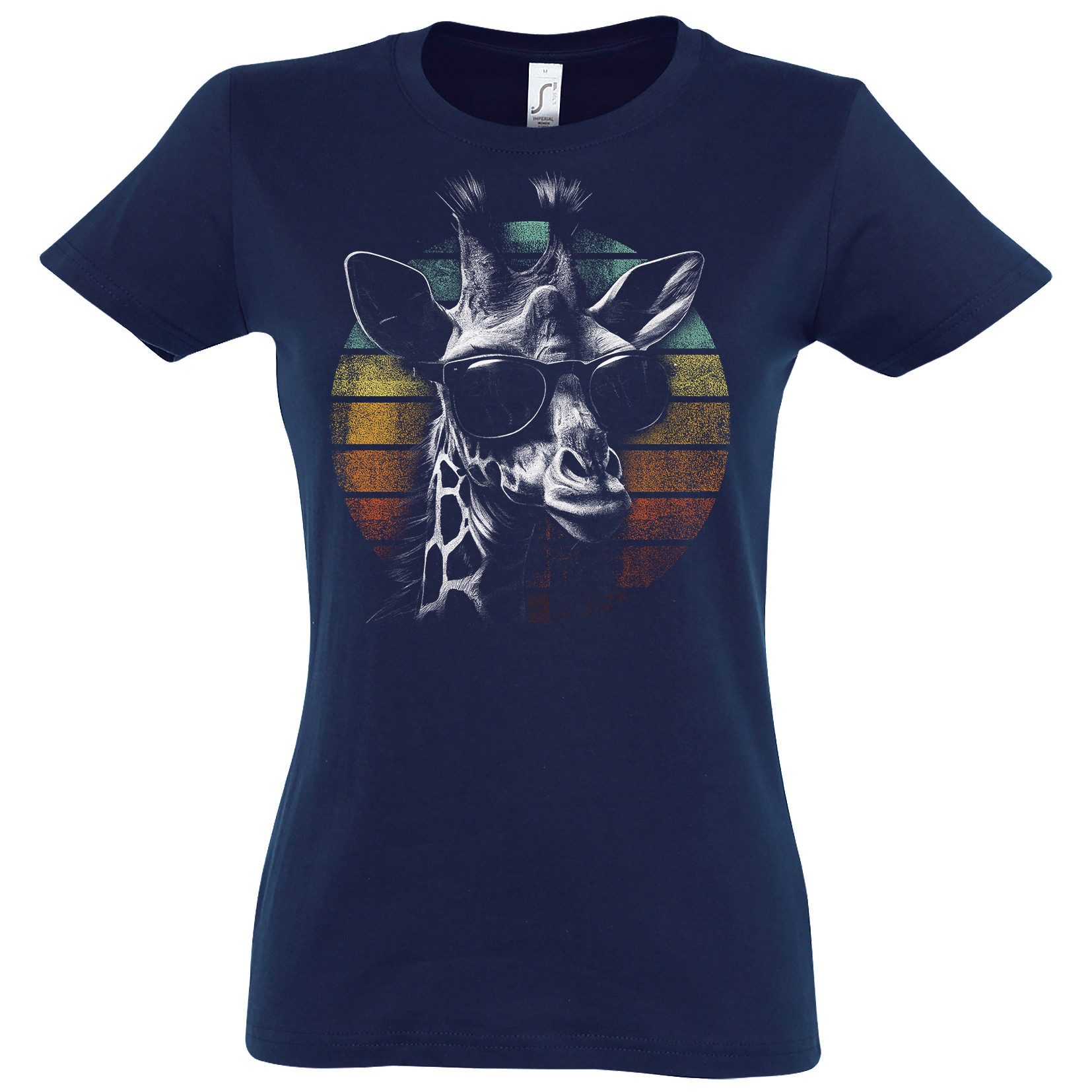 Youth Designz Print-Shirt Retro Giraffe Damen günstig online kaufen