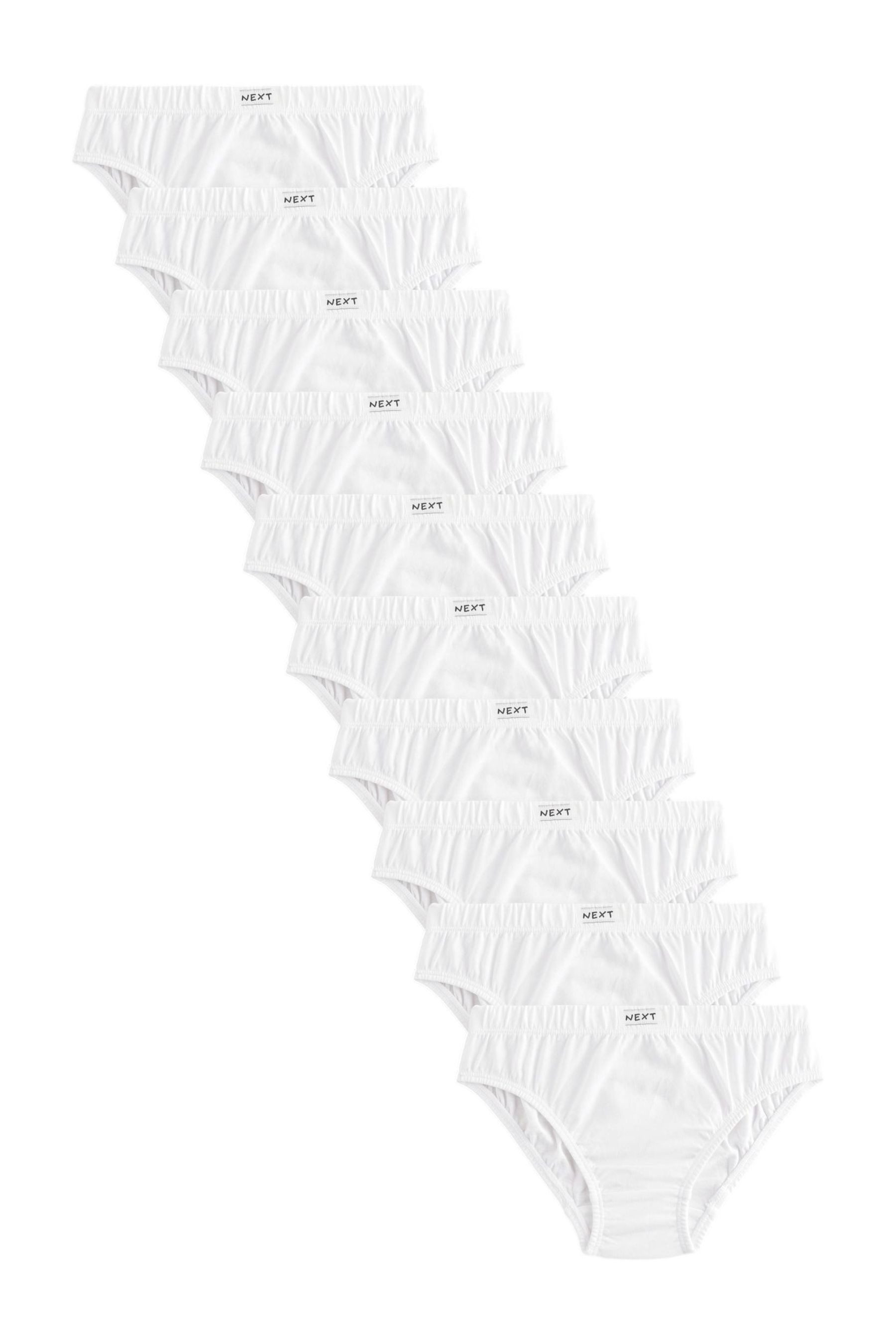 Next Slip Unterhosen aus 100 % Baumwolle, 10er-Pack (10-St)