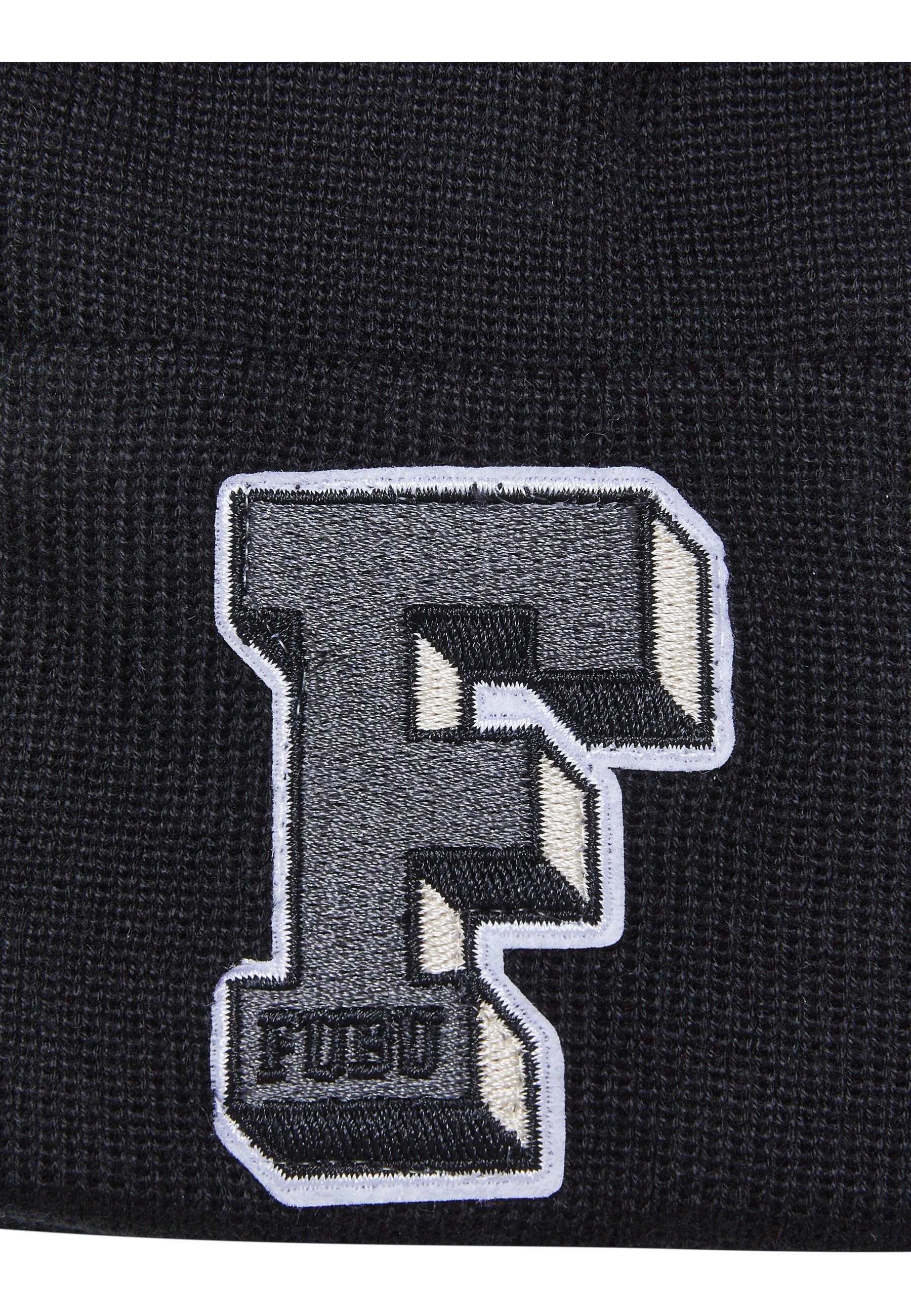 Fubu Beanie Fubu Accessoires FA224-001-1 COLLEGE BEANIE BLACK/ANTHRA (1-St)