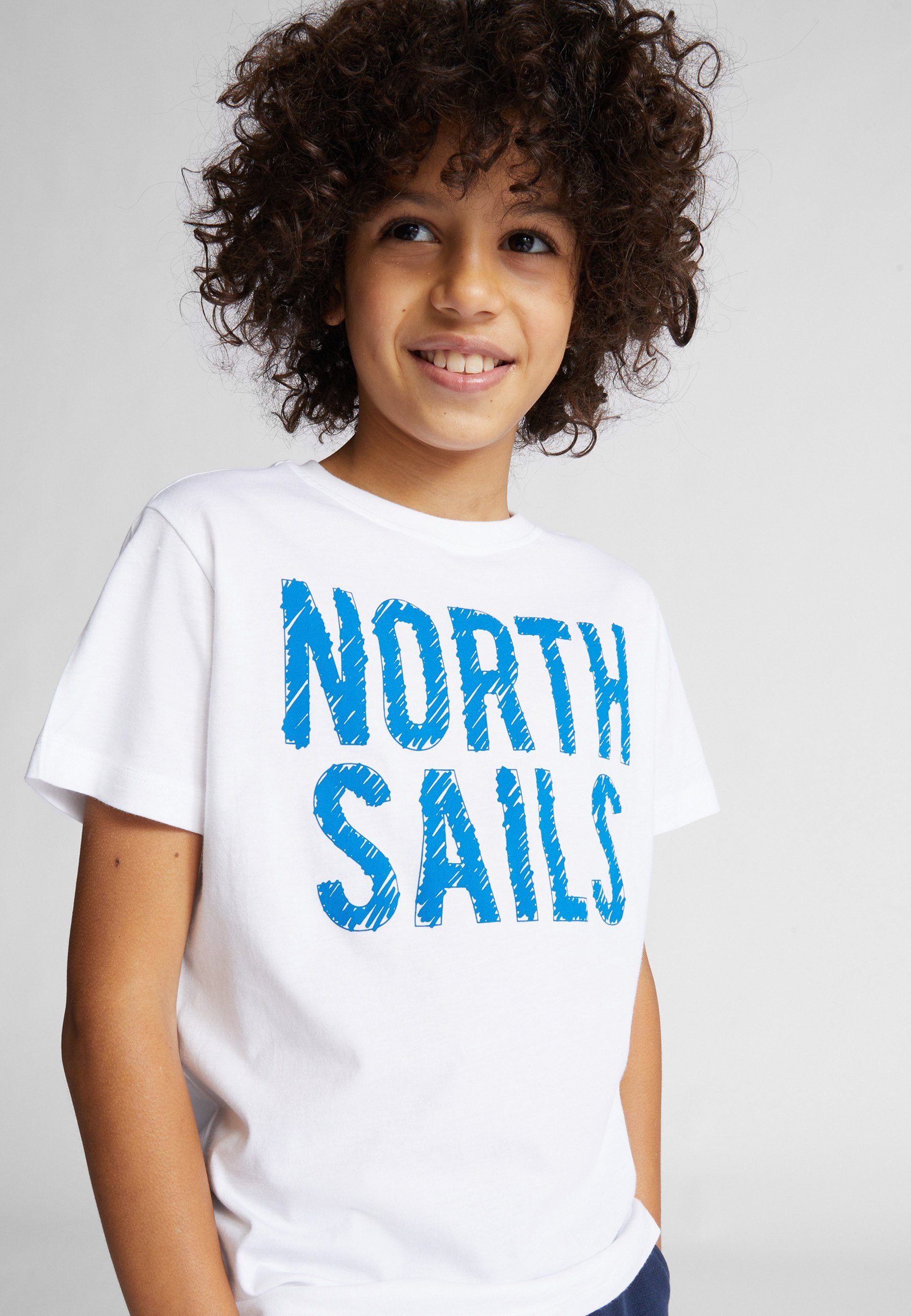 North Sails T-Shirt weiss Baumwoll-Jersey-T-Shirt