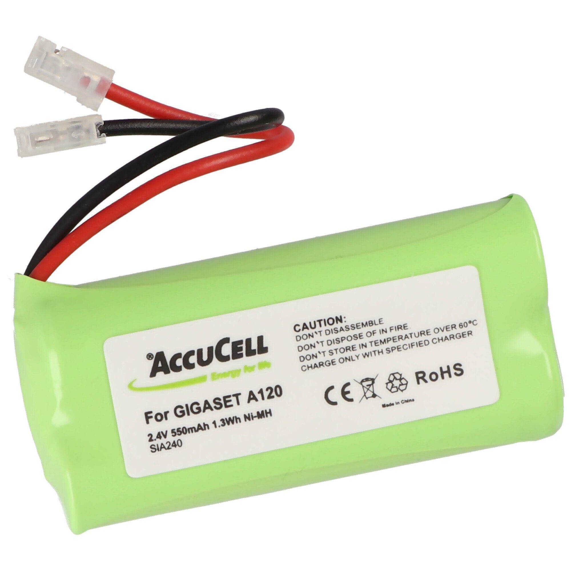 mit AccuCell bis Gigaset A140, zu für (2,4 mAh AccuCell Akku 700 A245 V) A240, Siemens Akku passend