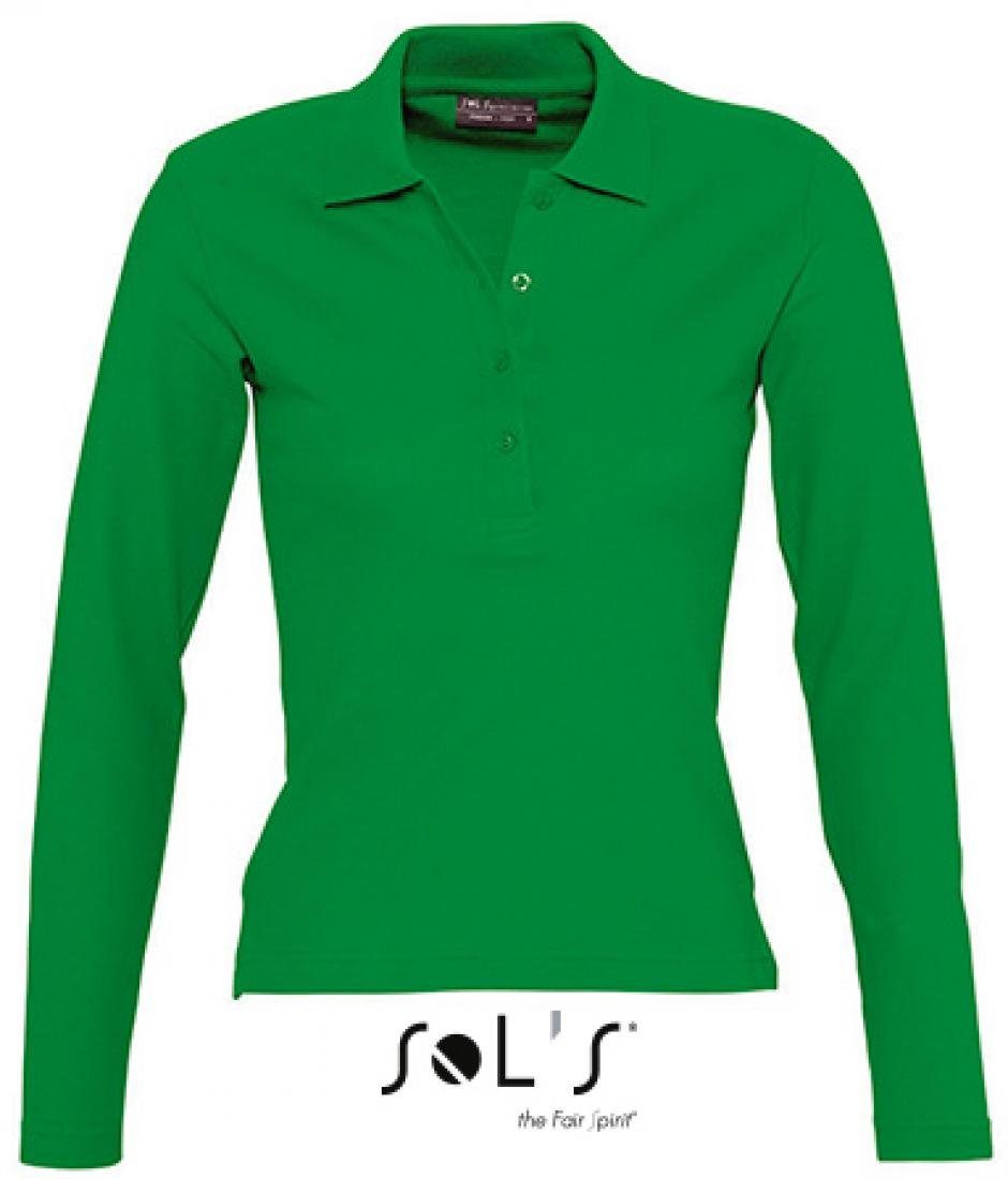 SOLS Langarmshirt Damen Longsleeve Poloshirt Podium günstig online kaufen