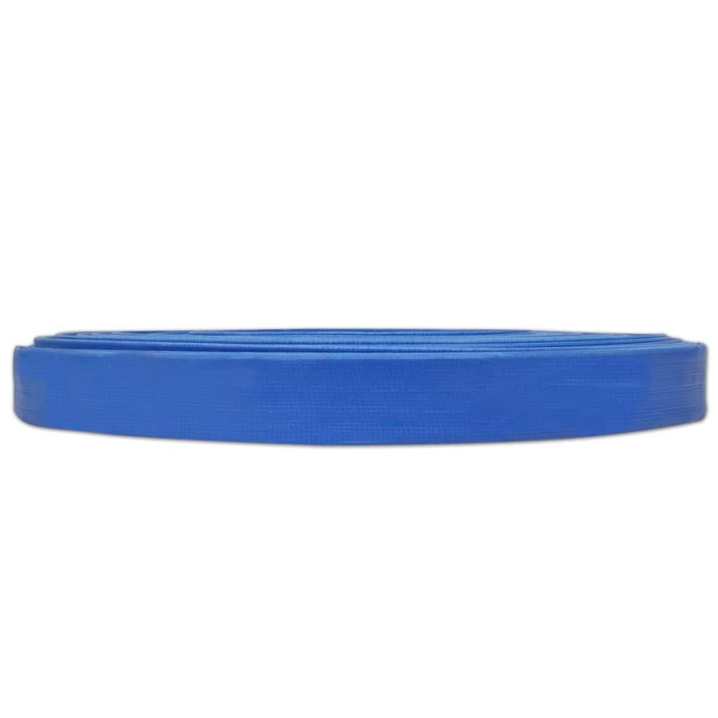 vidaXL Wischwasserschlauch Flachschlauch 100 m 1" PVC