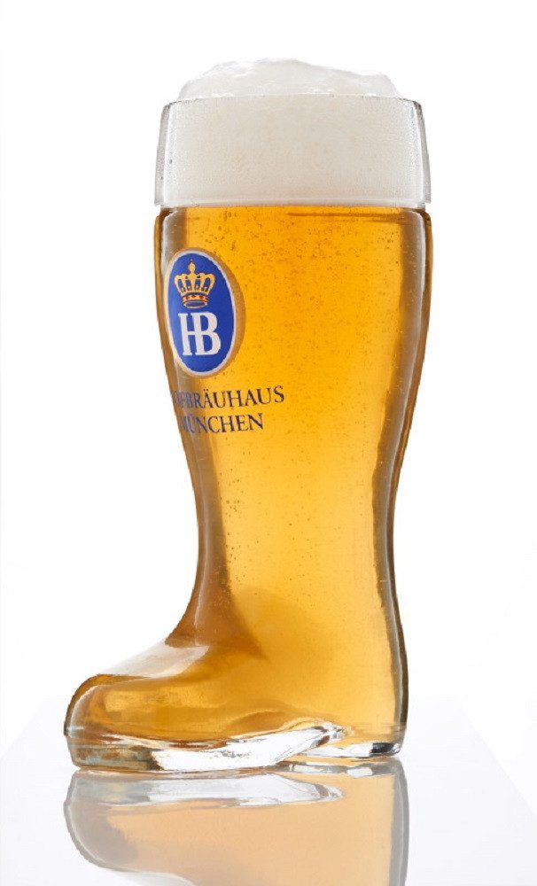 Bierglas Glaskrug "Stiefel"