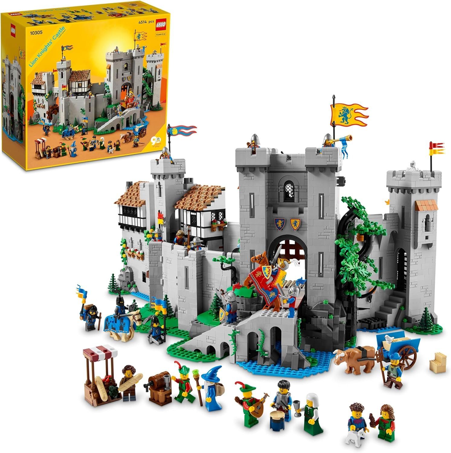 LEGO® Icons - Burg der Löwenritter (10305) Konstruktions-Spielset, (4514 St)