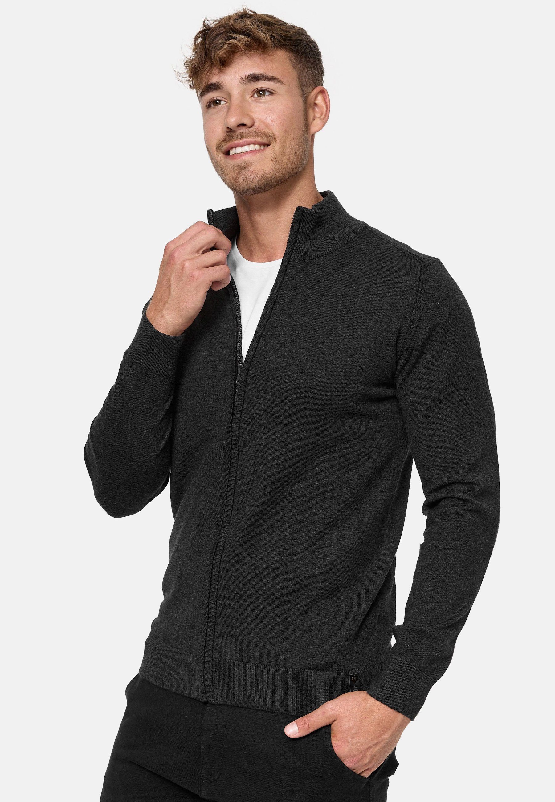 Indicode Strickjacke Herren Lau Herrenstrickjacke günstig online kaufen