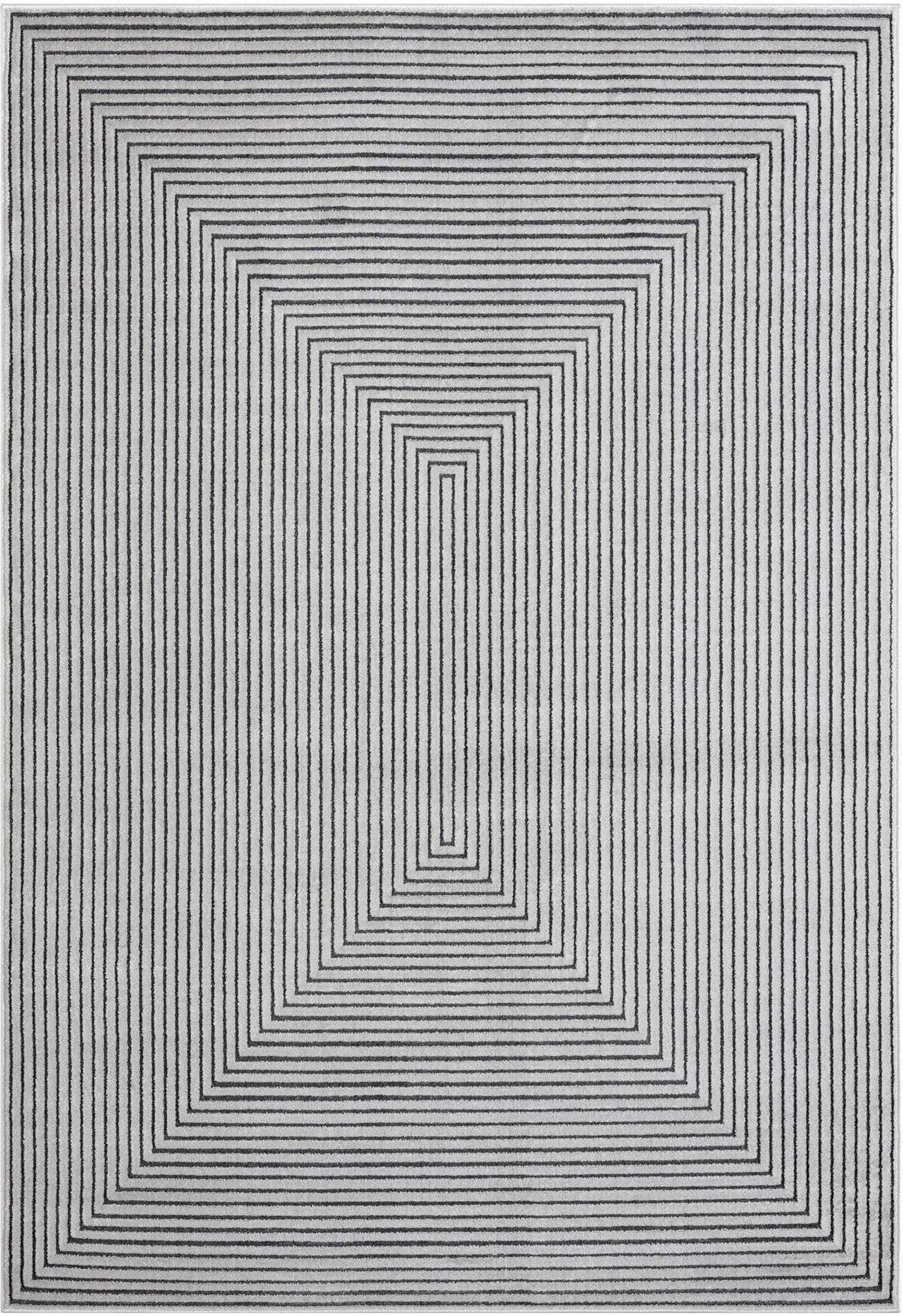 my home Teppich Kylian, rechteckig, Höhe: 9 mm, dezenter Glanz, Schrumpf-Ga günstig online kaufen