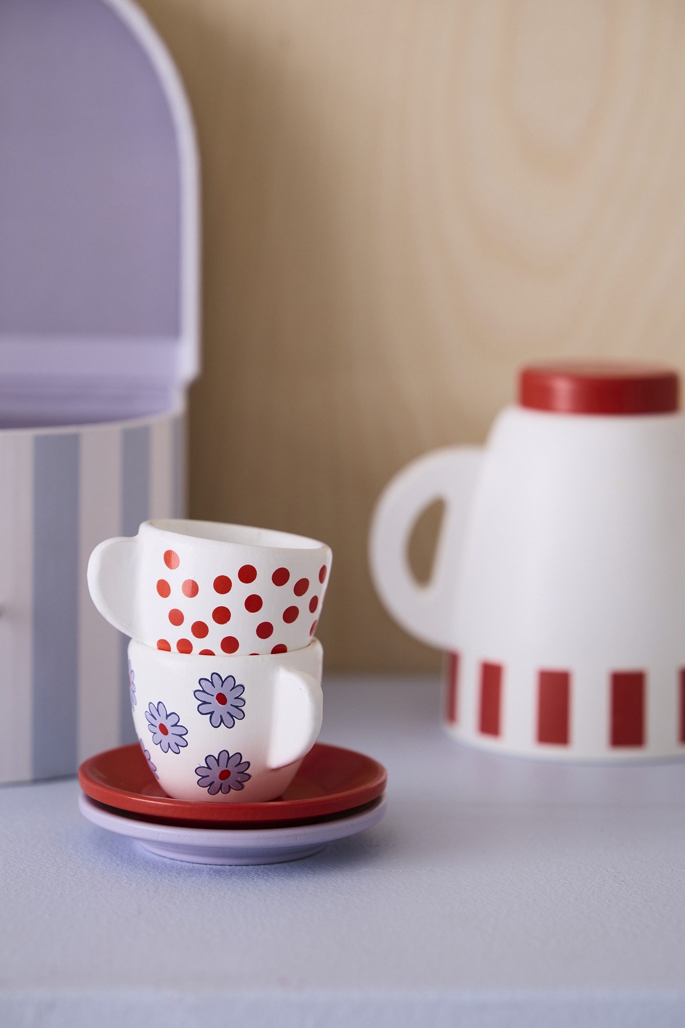 Kids Concept Kinder-Küchenset Kids Concept Kaffeeservice Mumin ab 2 Jahre, (8-tlg., Die Mumins)