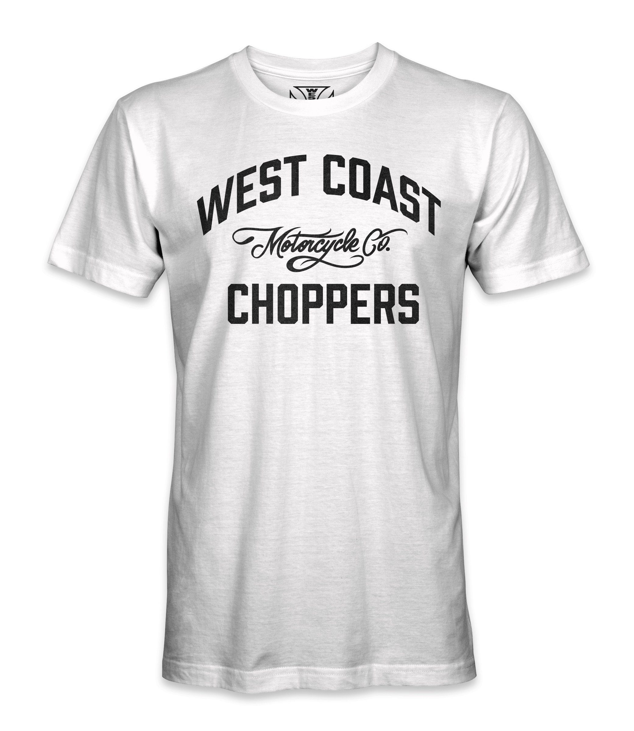 Coast Adult T-Shirt Company Herren Choppers West Choppers West T-Shirt Motorcycle Coast white