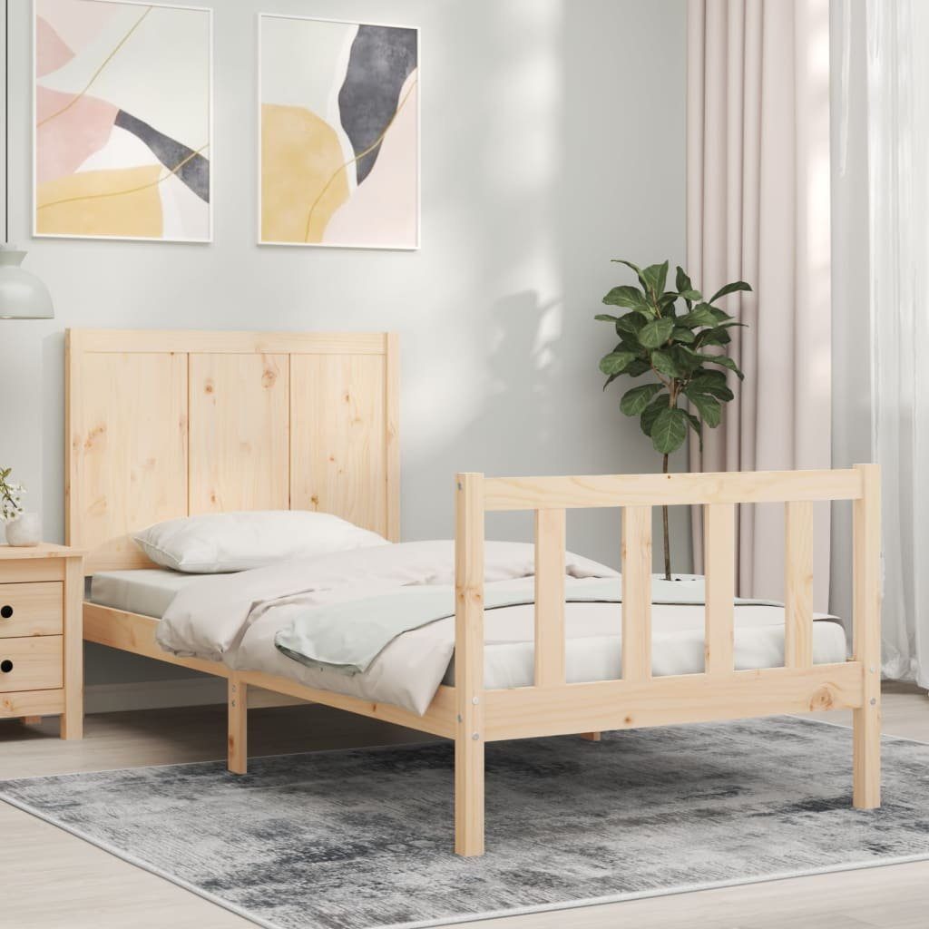 vidaXL Bett Massivholzbett ohne Matratze Kiefernholz günstig online kaufen