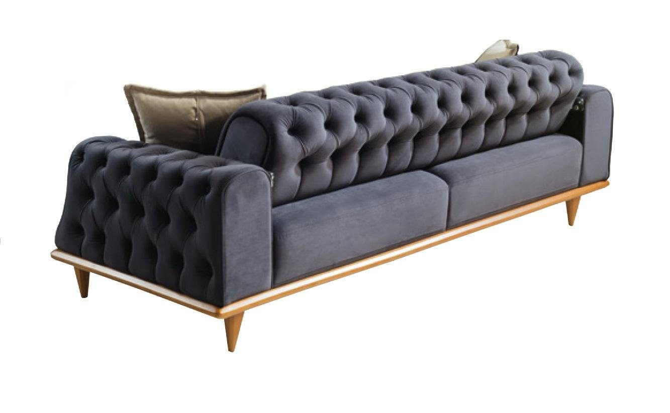 JVmoebel Sofa Luxus Sofagarnitur Weiche Couch Textil Stoff Sofa Set 331, Made in Europe