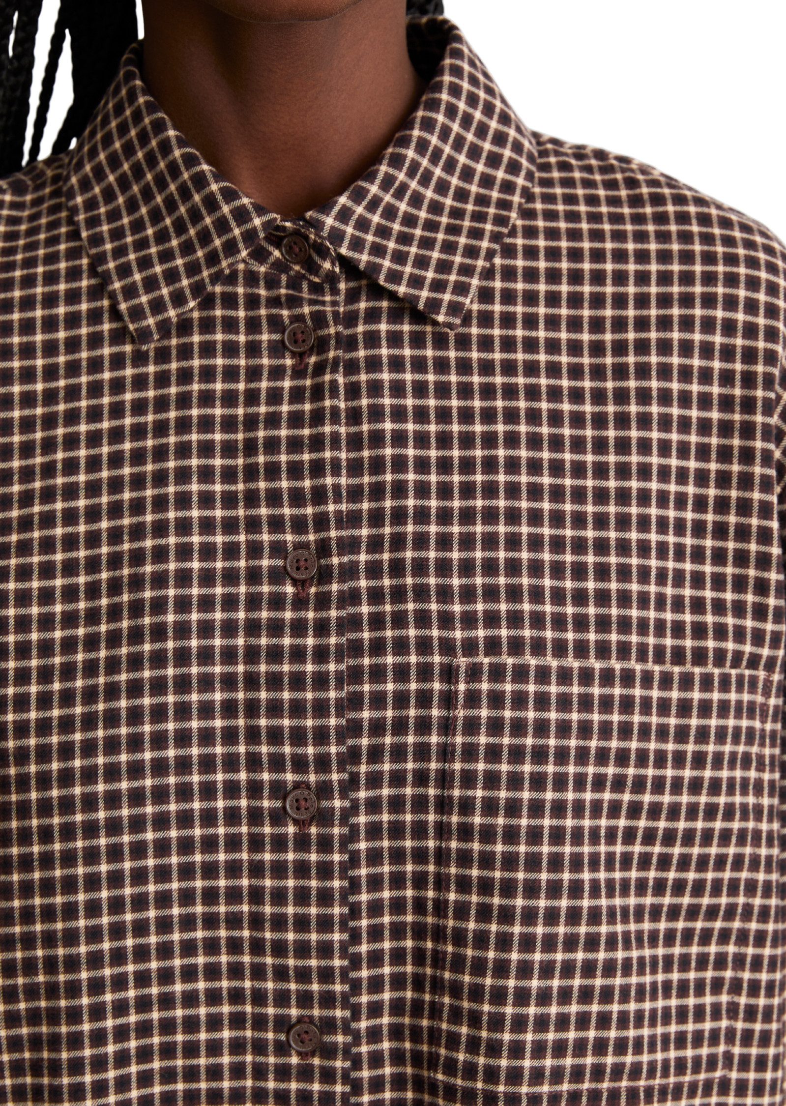 Marc O'Polo DENIM Langarmbluse aus weichem Bio-Baumwoll-Flanell – Bild 4 von 5