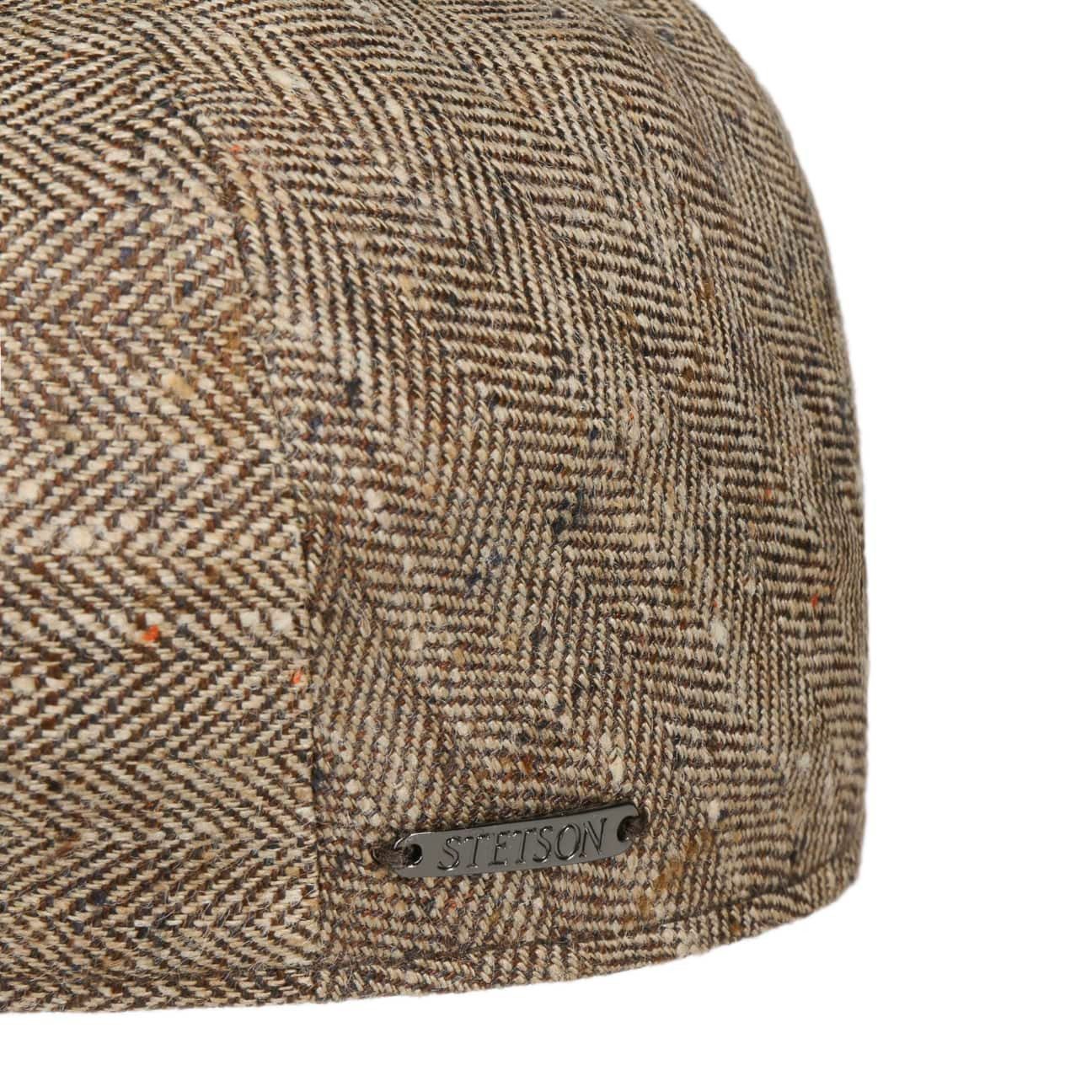 Stetson Flat Cap (1-St) Schirmmütze mit Schirm, Made in Germany