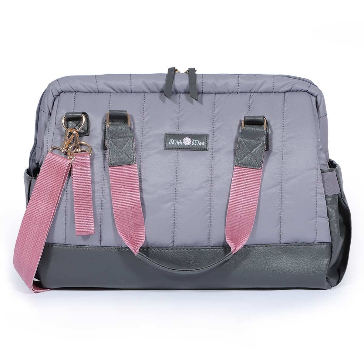 MILK&MOO Wickeltasche Milk&Moo Wickeltasche Auslaufsicher Baby Reisetasche Antrasit