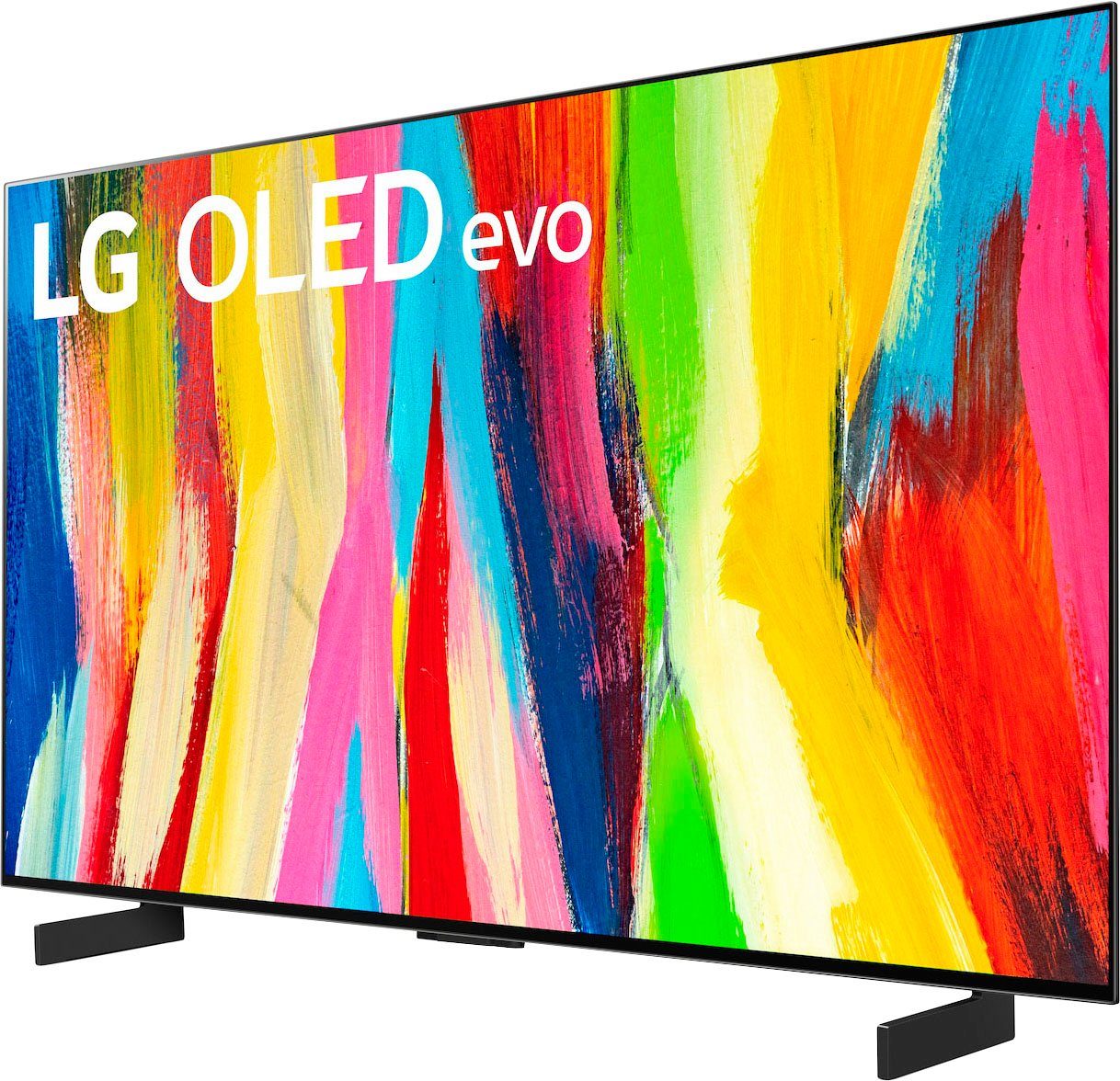 LG OLED42C27LA OLED-Fernseher (106 cm/42 Vision Smart-TV, Zoll, zu Ultra OLED & AI-Prozessor,Dolby 120Hz,α9 4K Gen5 4K HD, Atmos) evo,bis