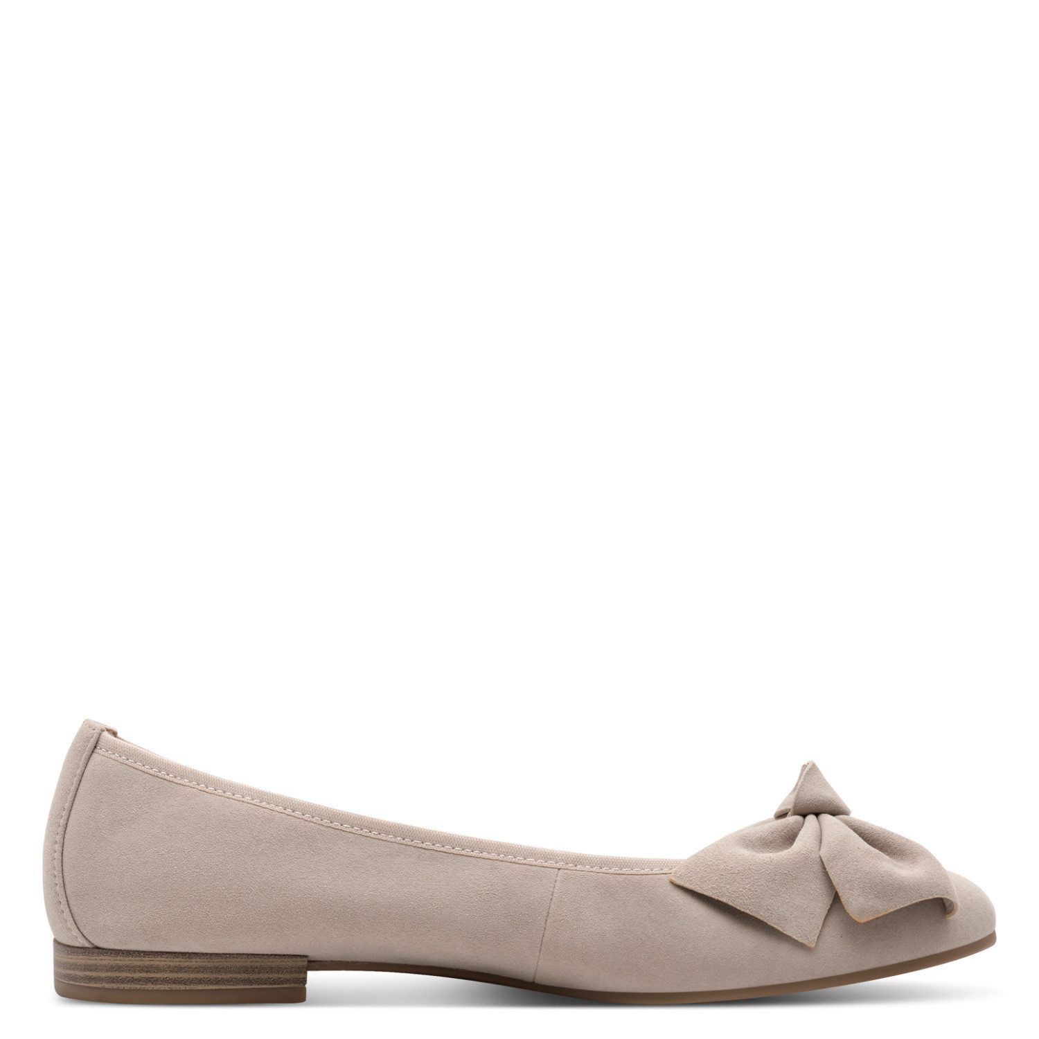 Tamaris Ballerina, Blockabsatz, Businessschuh, Schlupfschuh hat eine schmale Form