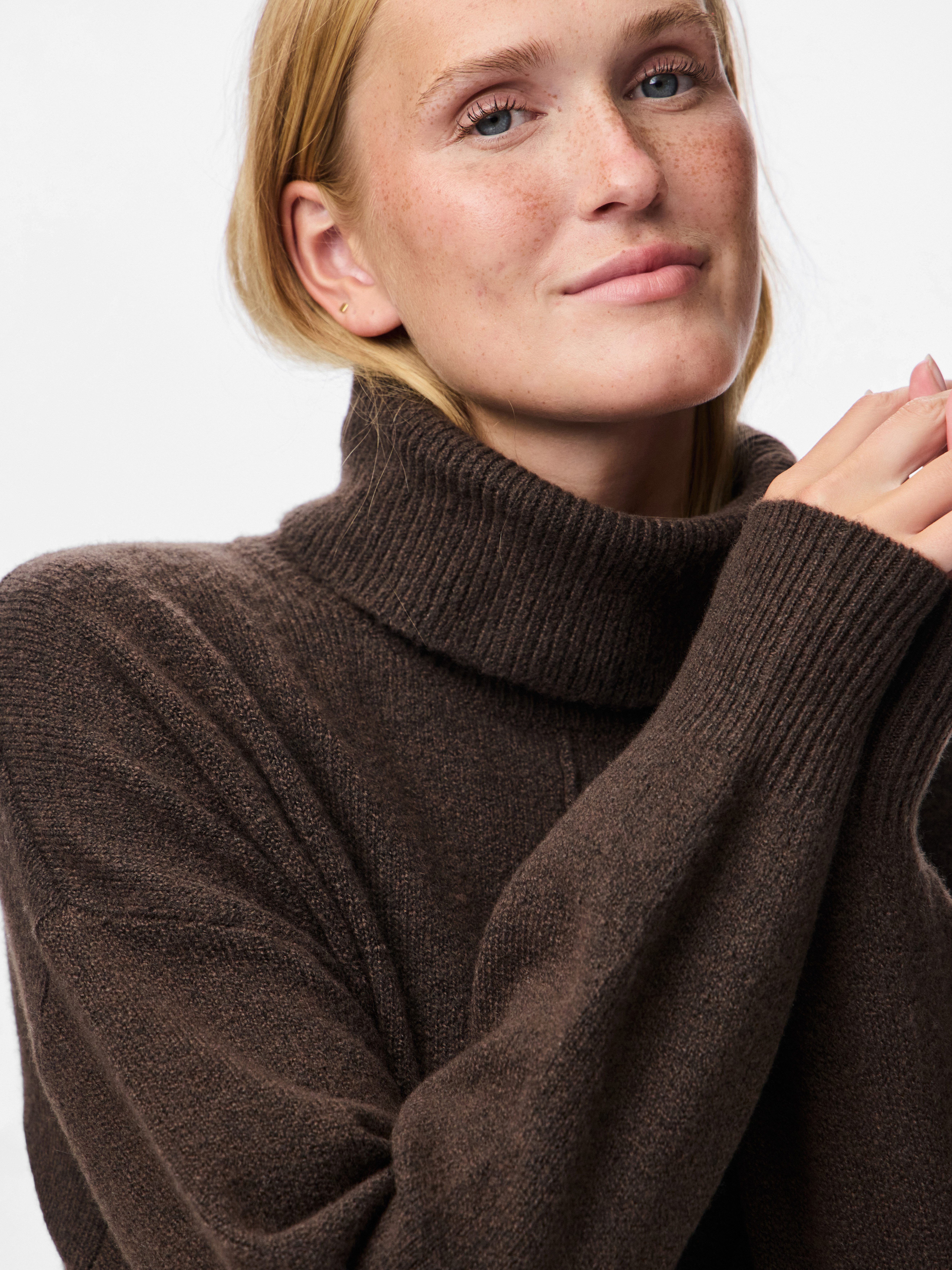 pieces Rollkragenpullover PCMALOU LS ROLLNECK KNIT günstig online kaufen