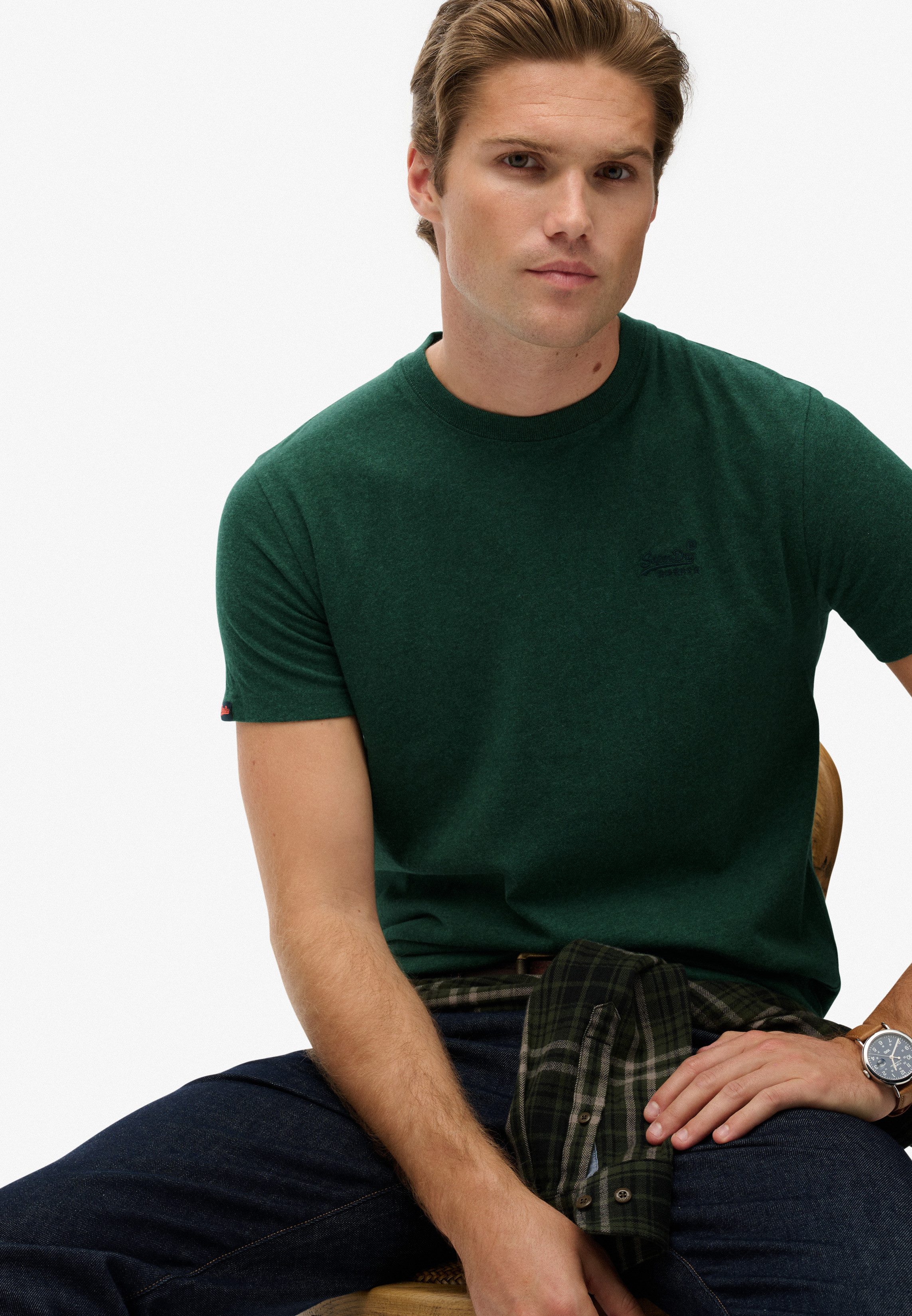 Superdry Rundhalsshirt ESSENTIAL LOGO EMB TEE günstig online kaufen