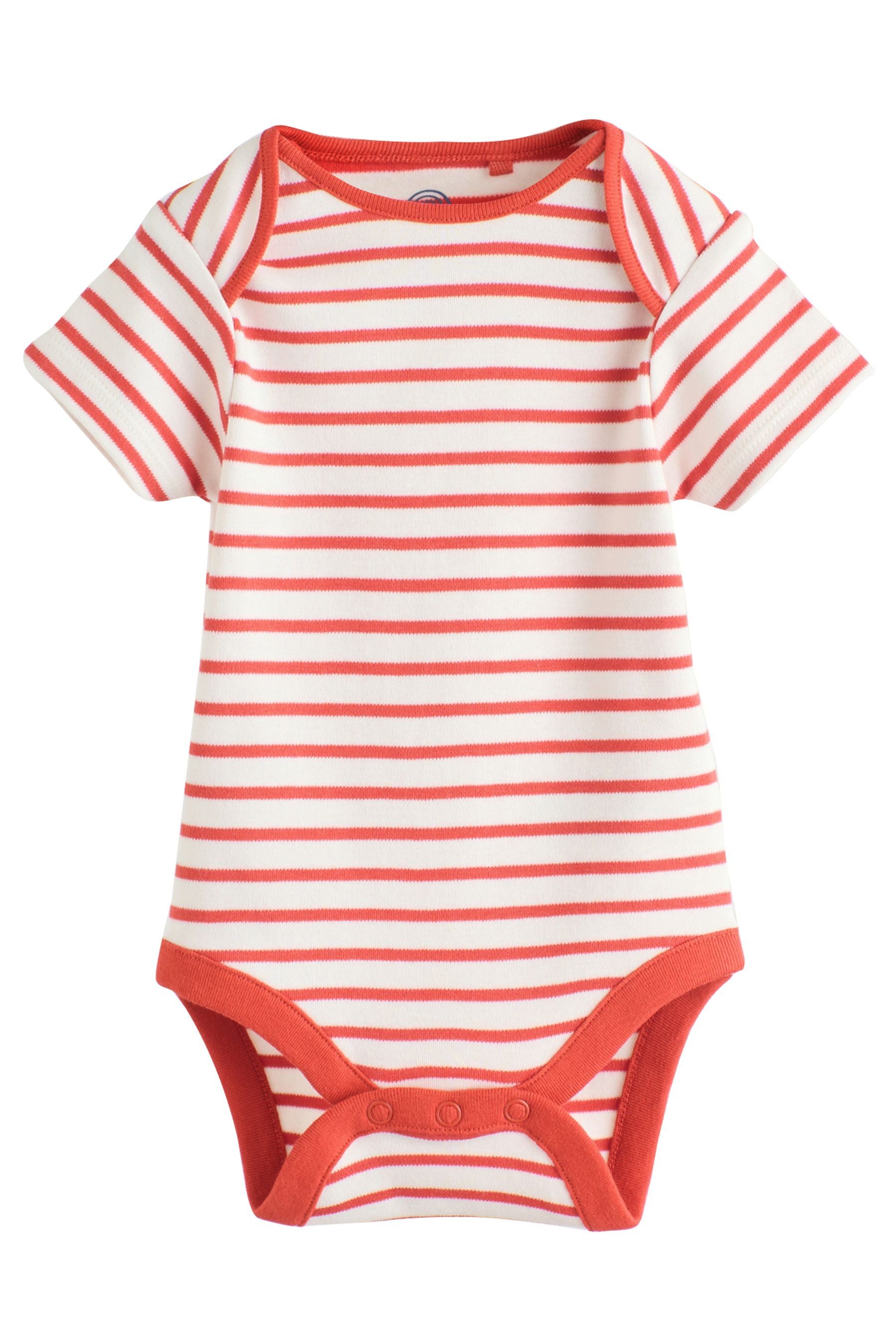 Next Kurzarmbody Kurzärmelige Baby Bodysuits im 5er-Pack (5-tlg)