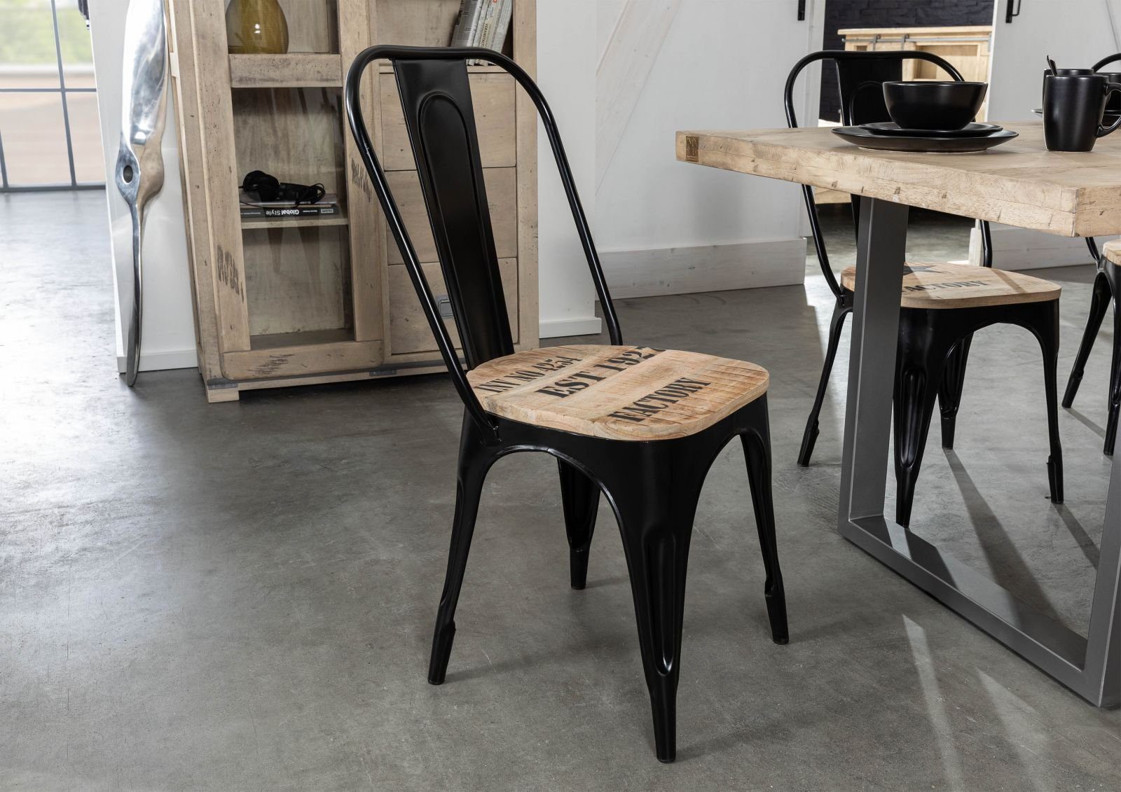 Massivmoebel24 Holzstuhl FACTORY günstig online kaufen