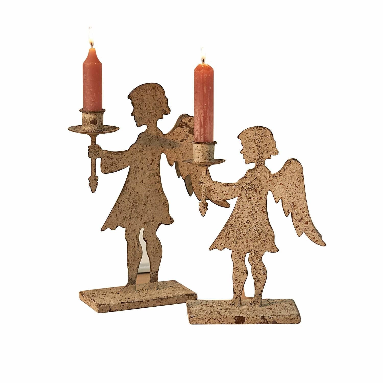 Kerzenständer Kerzenständer 2er Set Zarnay antikcreme