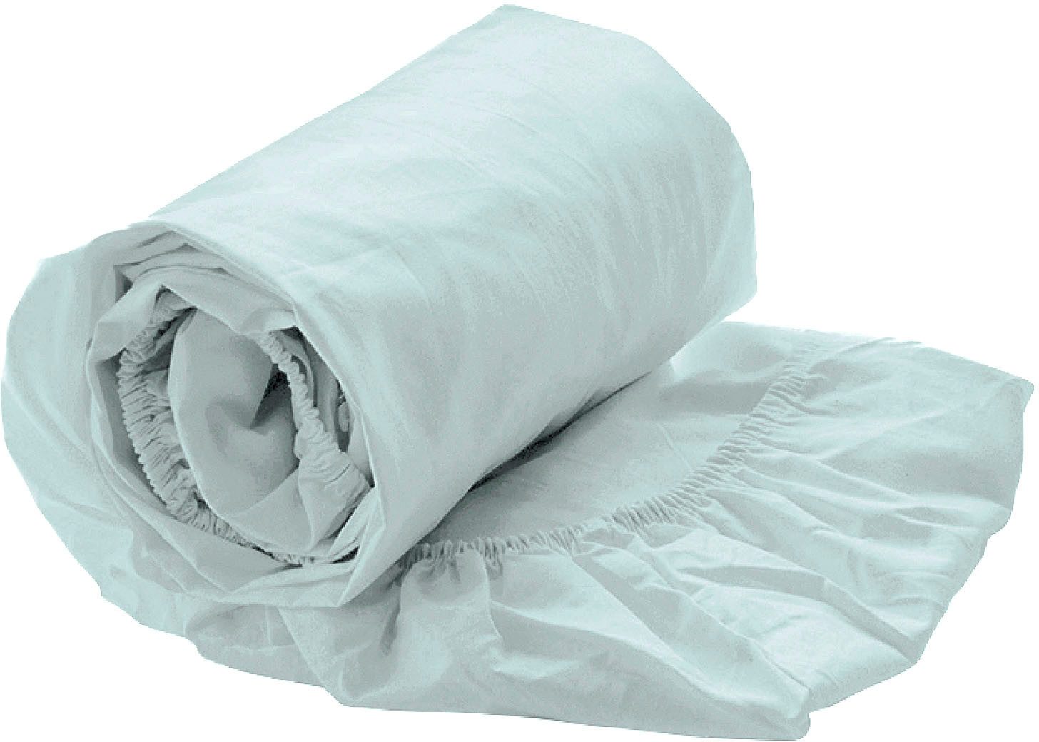 YELLOW Spannbettlaken Percale, Perkal, Gummizug: rundum, günstig online kaufen