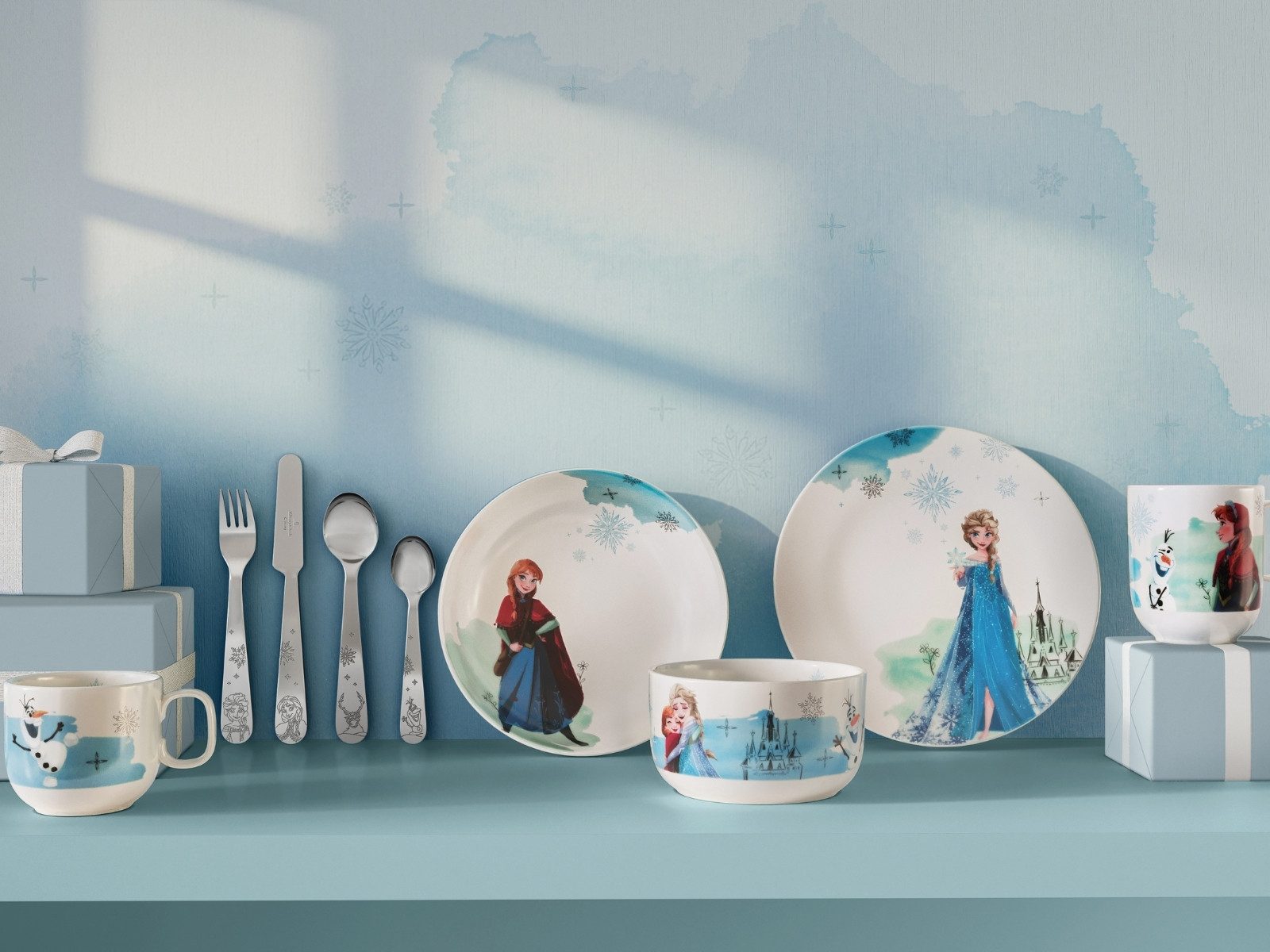 Villeroy & Boch Speiseteller Disney Frozen Kinderteller weiß 21,5cm