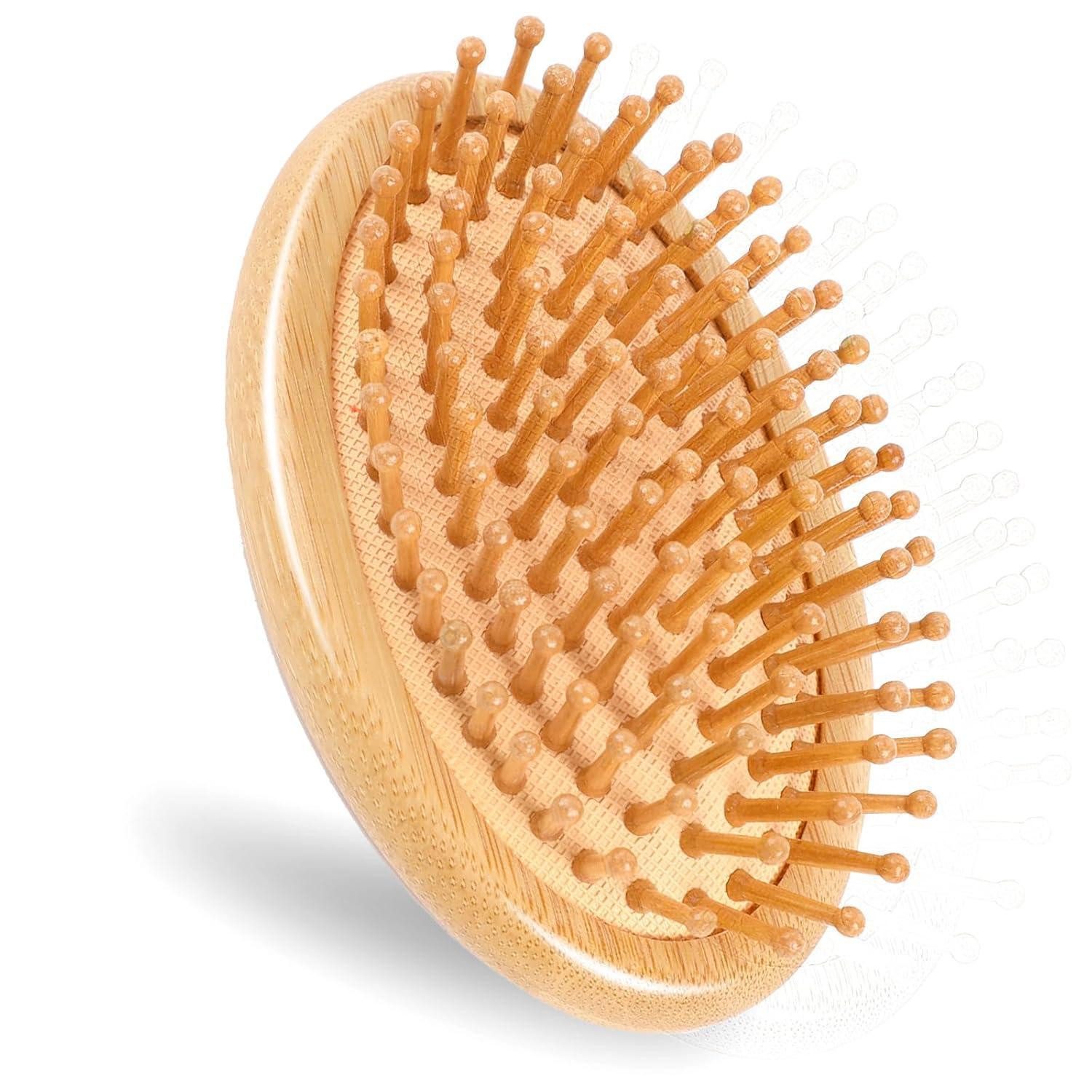 LuxusKollektion Haarkamm Bambus Haarbürste Natürlicher Holzkamm Anti Statische Massagebürste