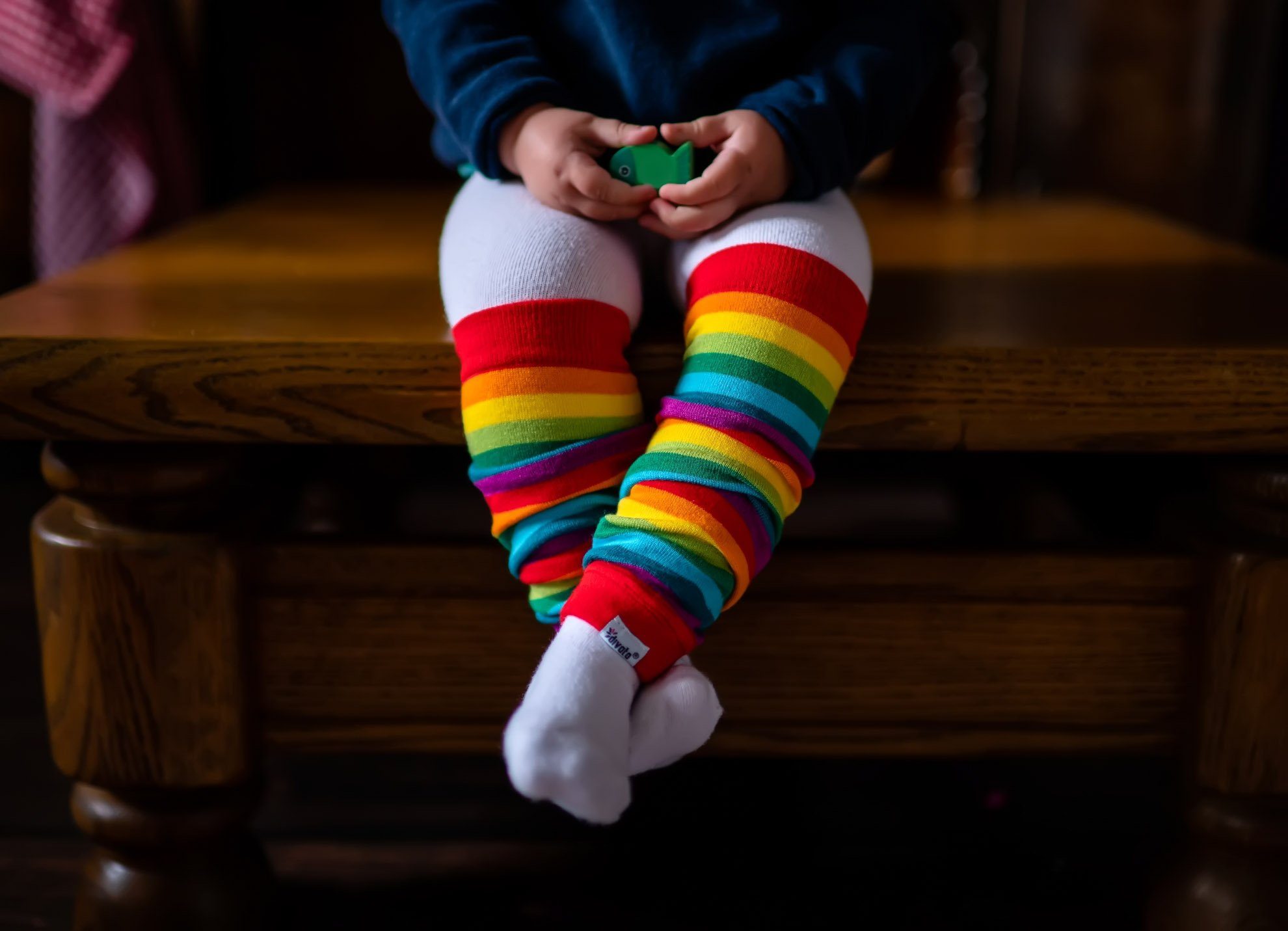 Kinder Kinderstulpen, Babys für - Beinstulpen Babystulpen divata und Stulpen Regenbogen