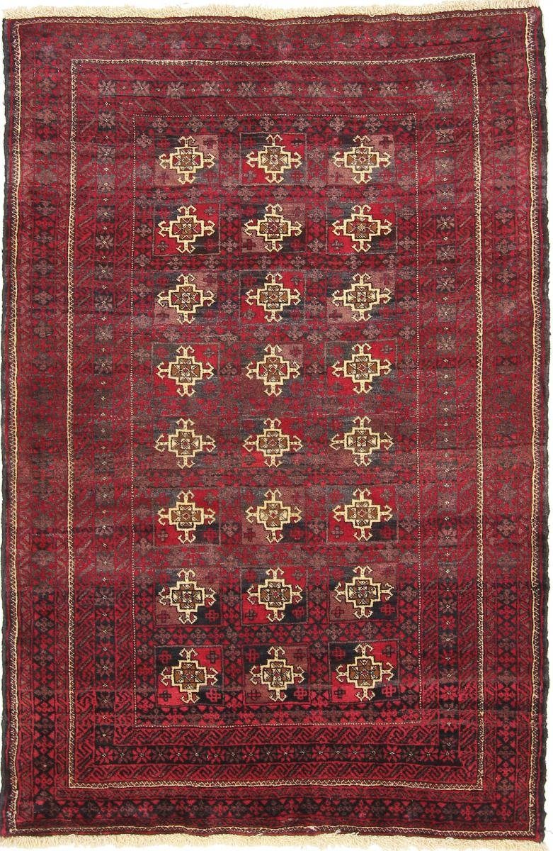 Orientteppich Belutsch 100x151 Handgeknüpfter Orientteppich / Perserteppich, Nain Trading, rechteckig, Höhe: 6 mm
