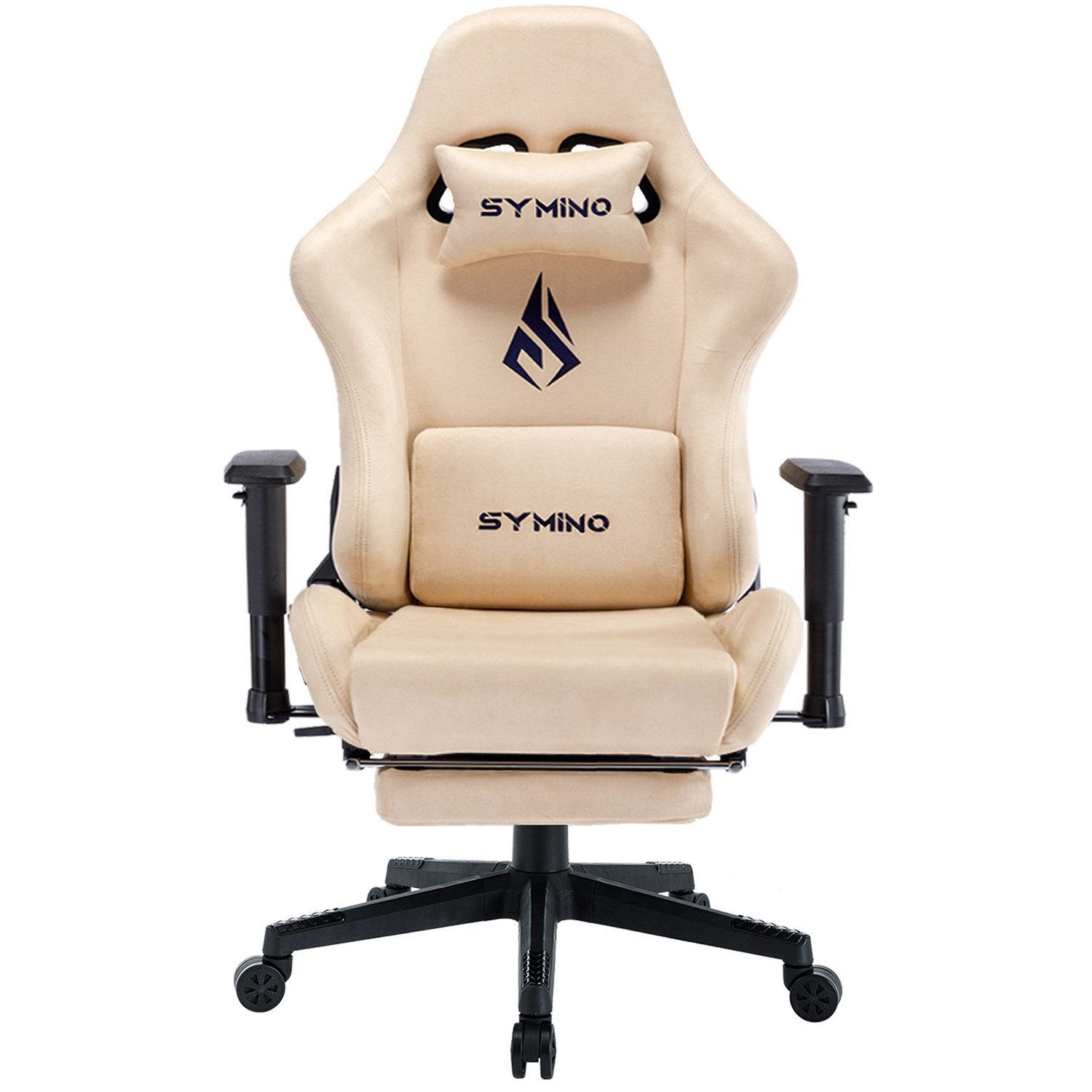 symino Gaming-Stuhl Premium Alcantara Stoff, ergonomischer, günstig online kaufen